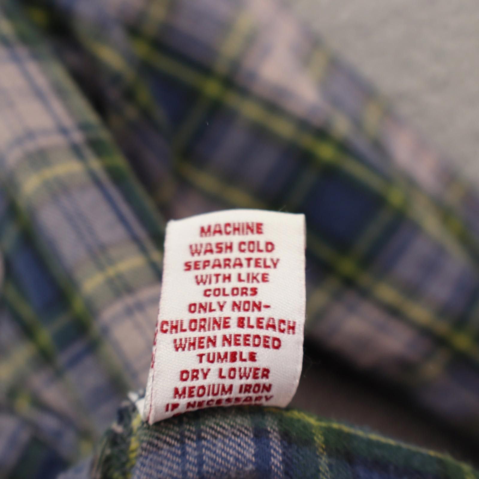 Levi's Levi's Women Medium Long Sleeve Metal Snap Blue Plaid Cotton Size M / US 6-8 / IT 42-44 - 7 Thumbnail