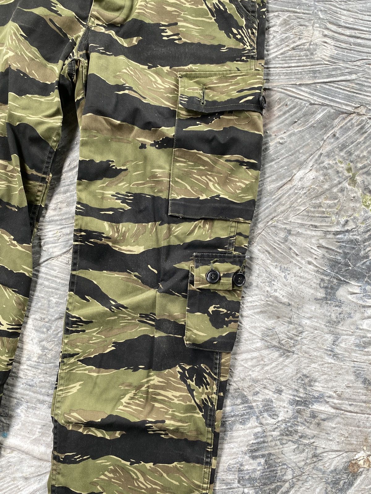 Vintage 💥RARE💥Vintage N.S Division Cargo Pant Tiger Stripe Size US 34 / EU 50 - 3 Thumbnail