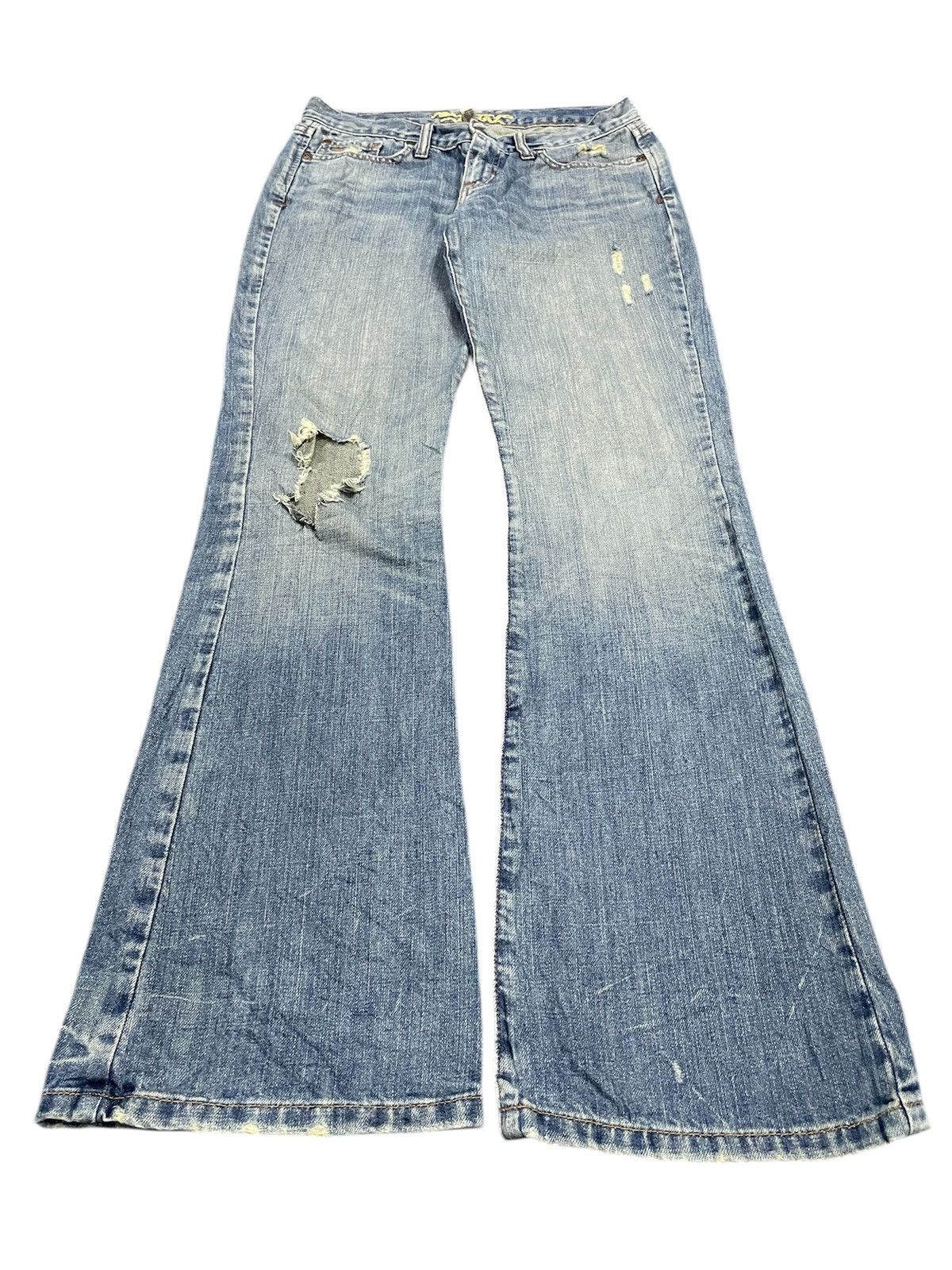 Abercrombie & Fitch Y2k flare abercrombie & fitch Punk Distressed Jeans Size 29" - 1 Thumbnail
