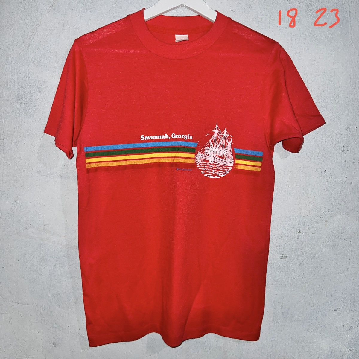 Vintage 18x23 80’s Vintage Savannah Georgia T-Shirt polycotton Size US M / EU 48-50 / 2 - 1 Thumbnail