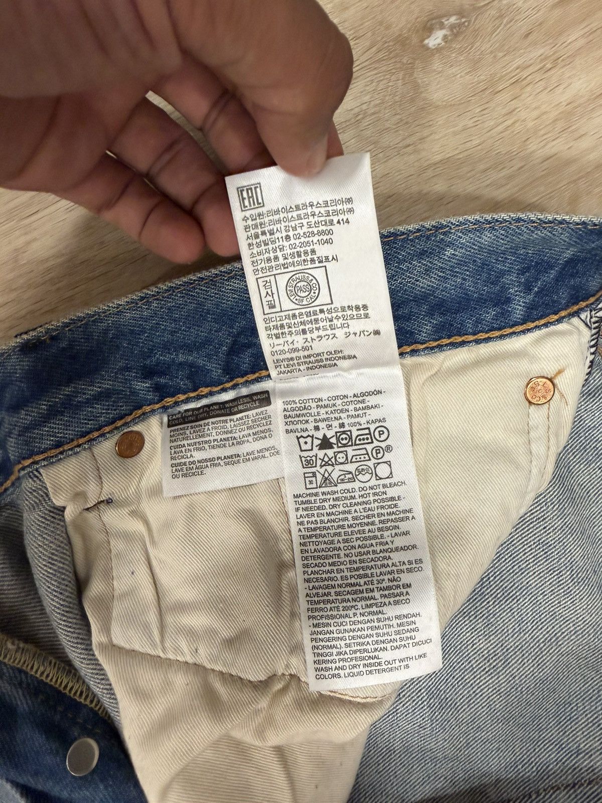 DENIM TEARS Light wash denim tears jeans Size US 38 / EU 54 - 9 Thumbnail