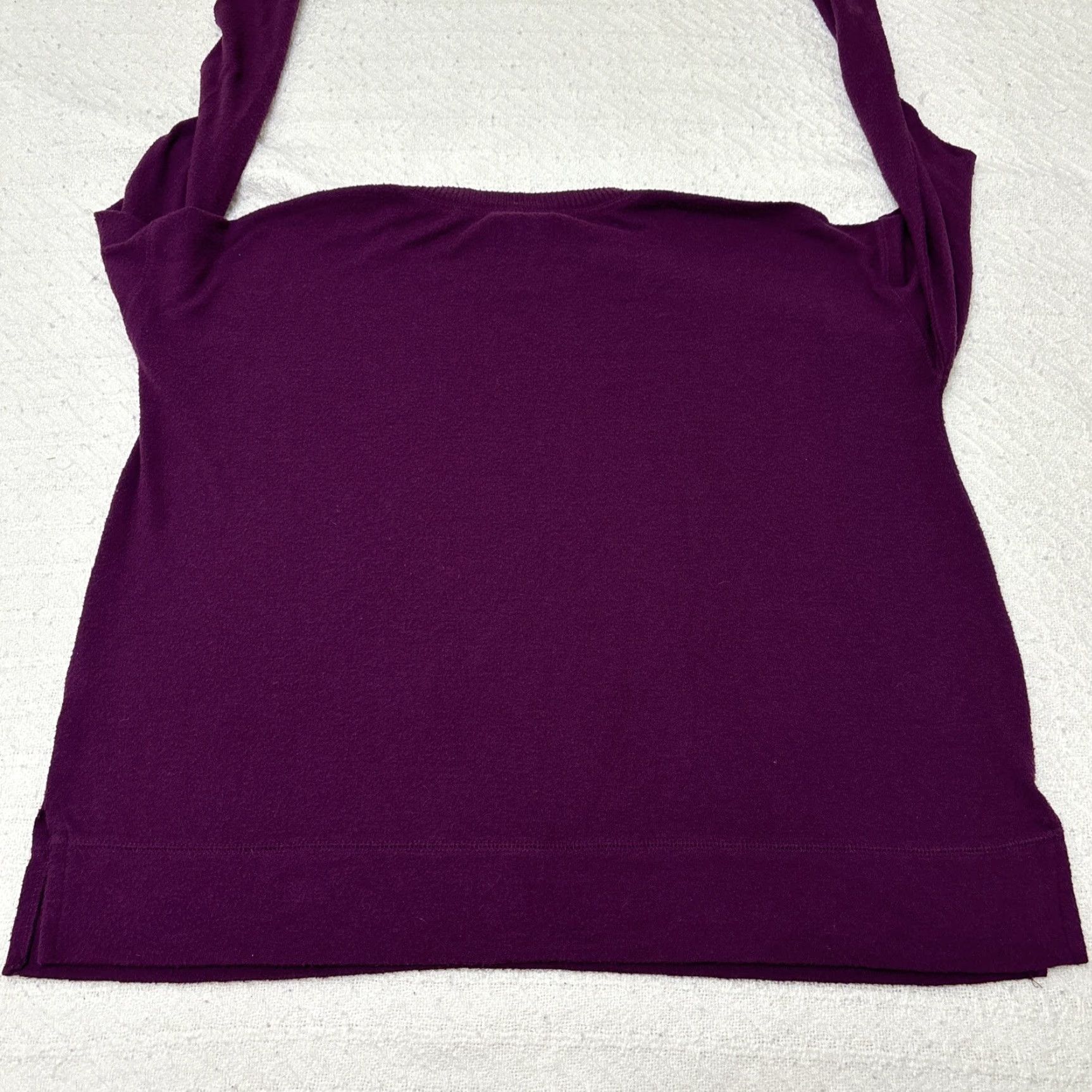 Lucky Brand Lucky Brand Sweater Womens Medium Burgundy Maroon Longsleeve Mock Neck Baggy Fit Size M / US 6-8 / IT 42-44 - 7 Thumbnail