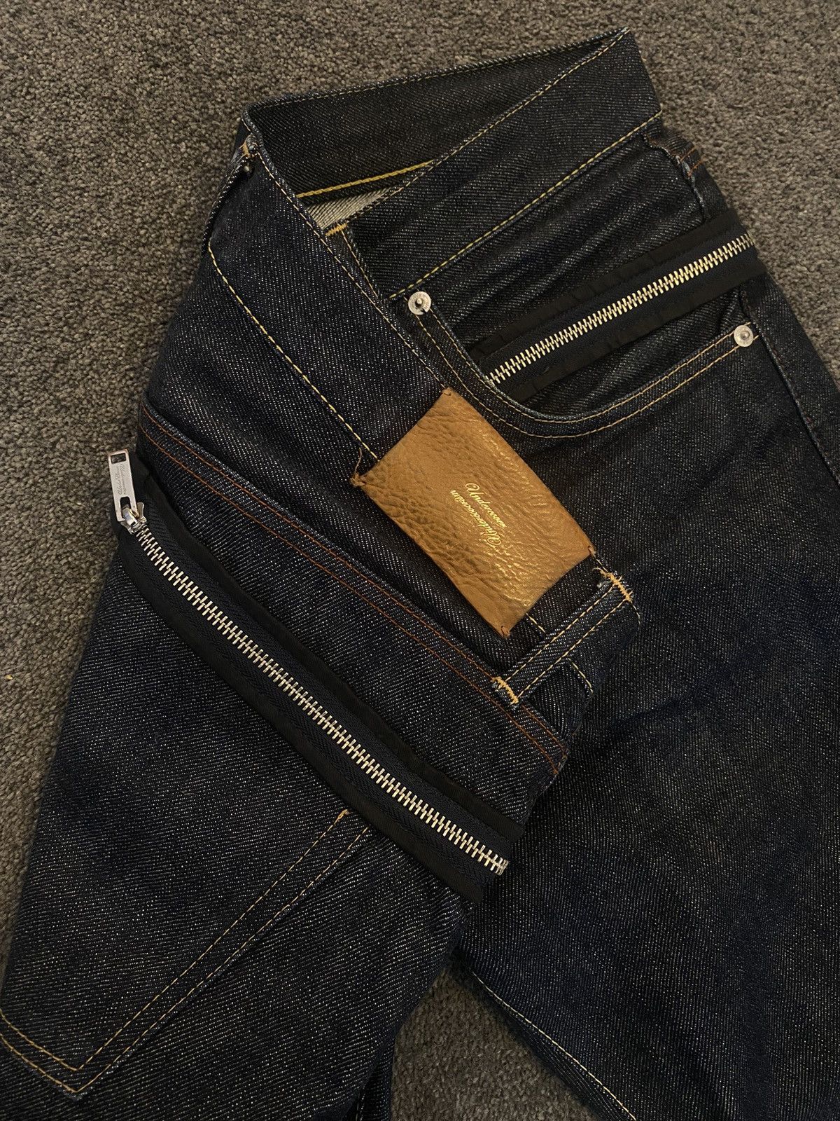 Undercover Undercover AW11 Japanese selvedge Side Zip denim Size US 33 - 3 Thumbnail
