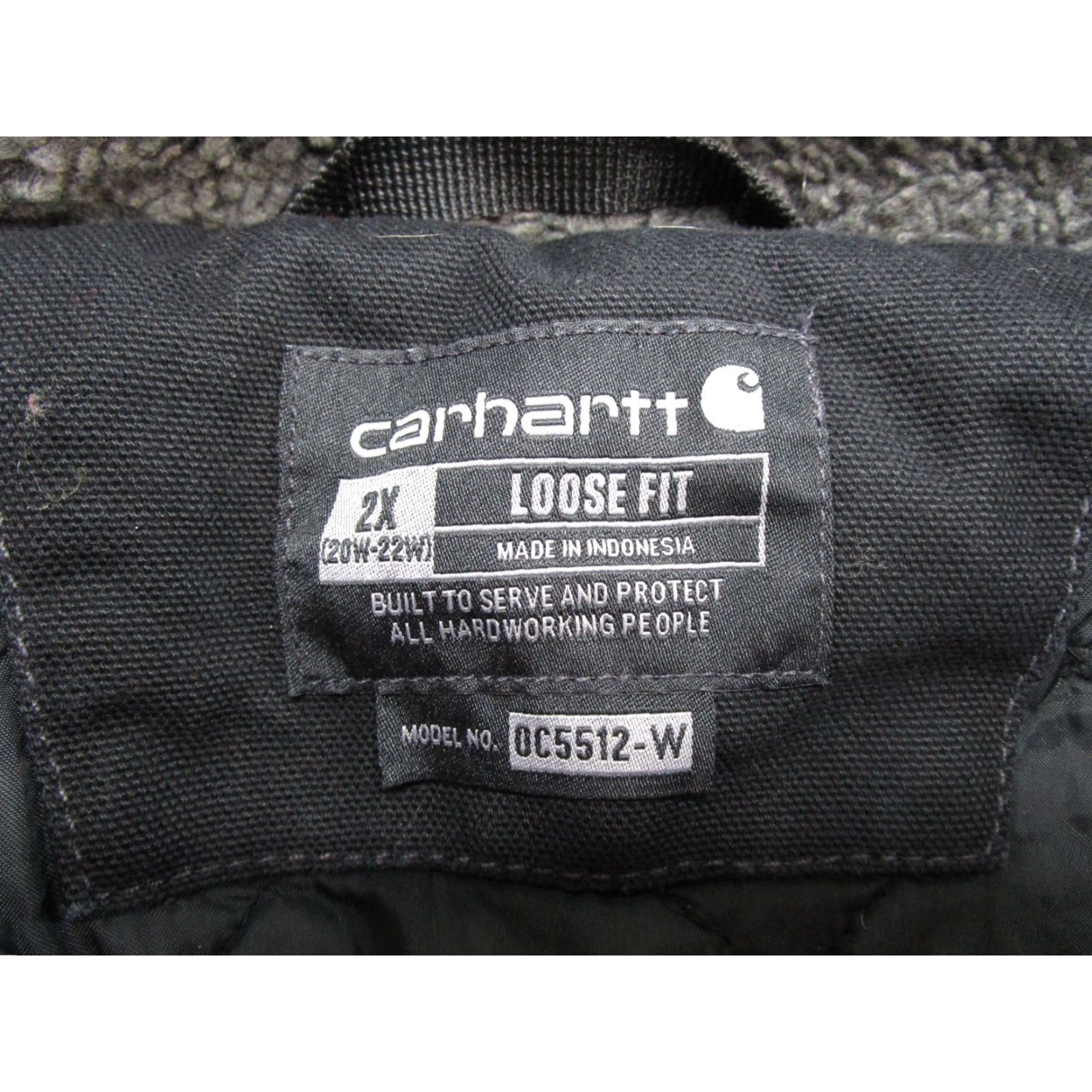 Carhartt Carhartt Jacket Womens 2X Field Lined Duck Canvas Sherpa Work OJ-5512-W Jacket Size XXL / US 16-18 / IT 52-54 - 2 Thumbnail