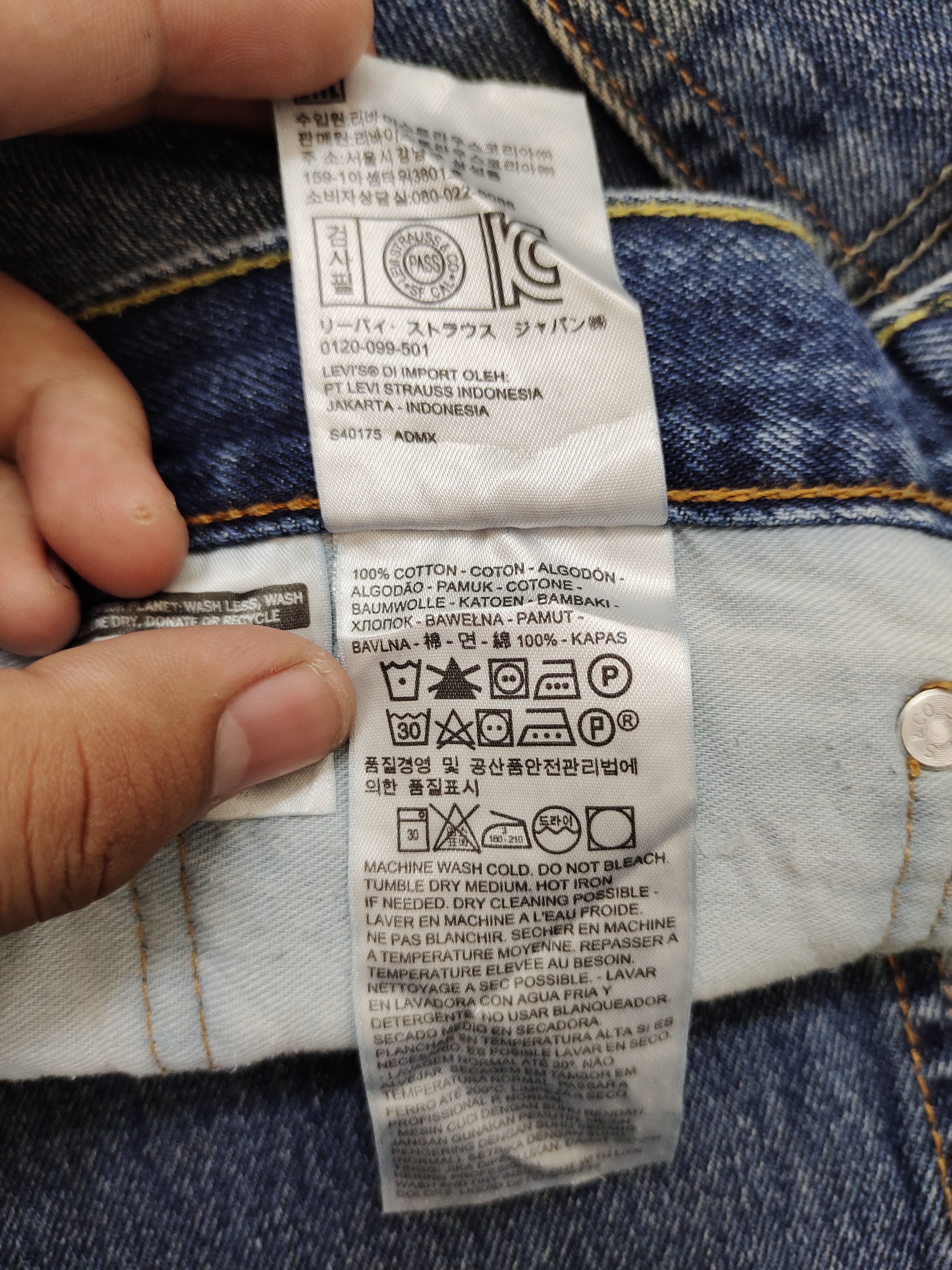 Levi's Vintage Clothing Size 38x29 Vintage Levis 505 Denim Jeans Distressed Size US 38 / EU 54 - 17 Thumbnail