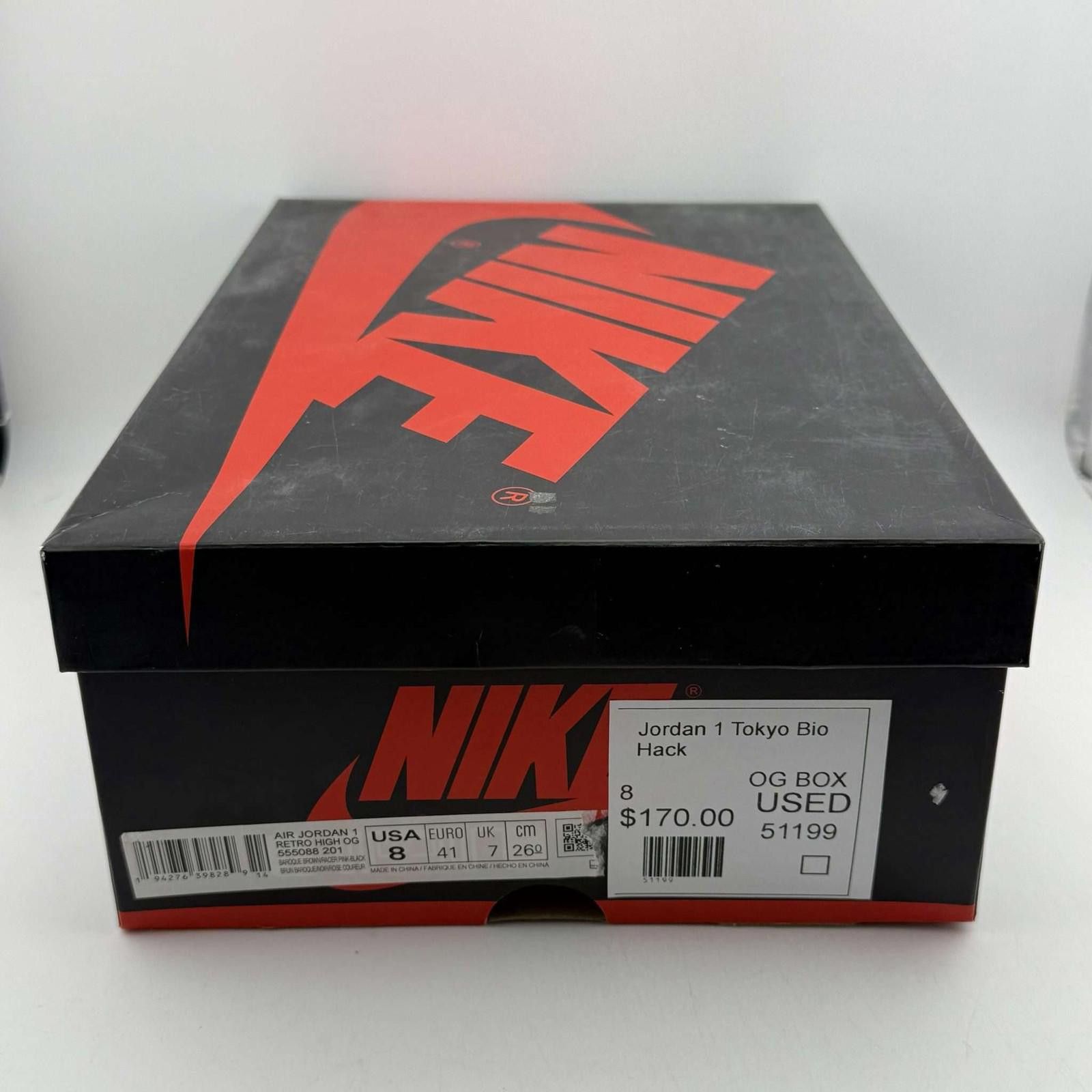 Nike Nike Air Jordan 1 Tokyo Bio Hack US 8 Used with Box Size US 8 / EU 41 - 7 Thumbnail
