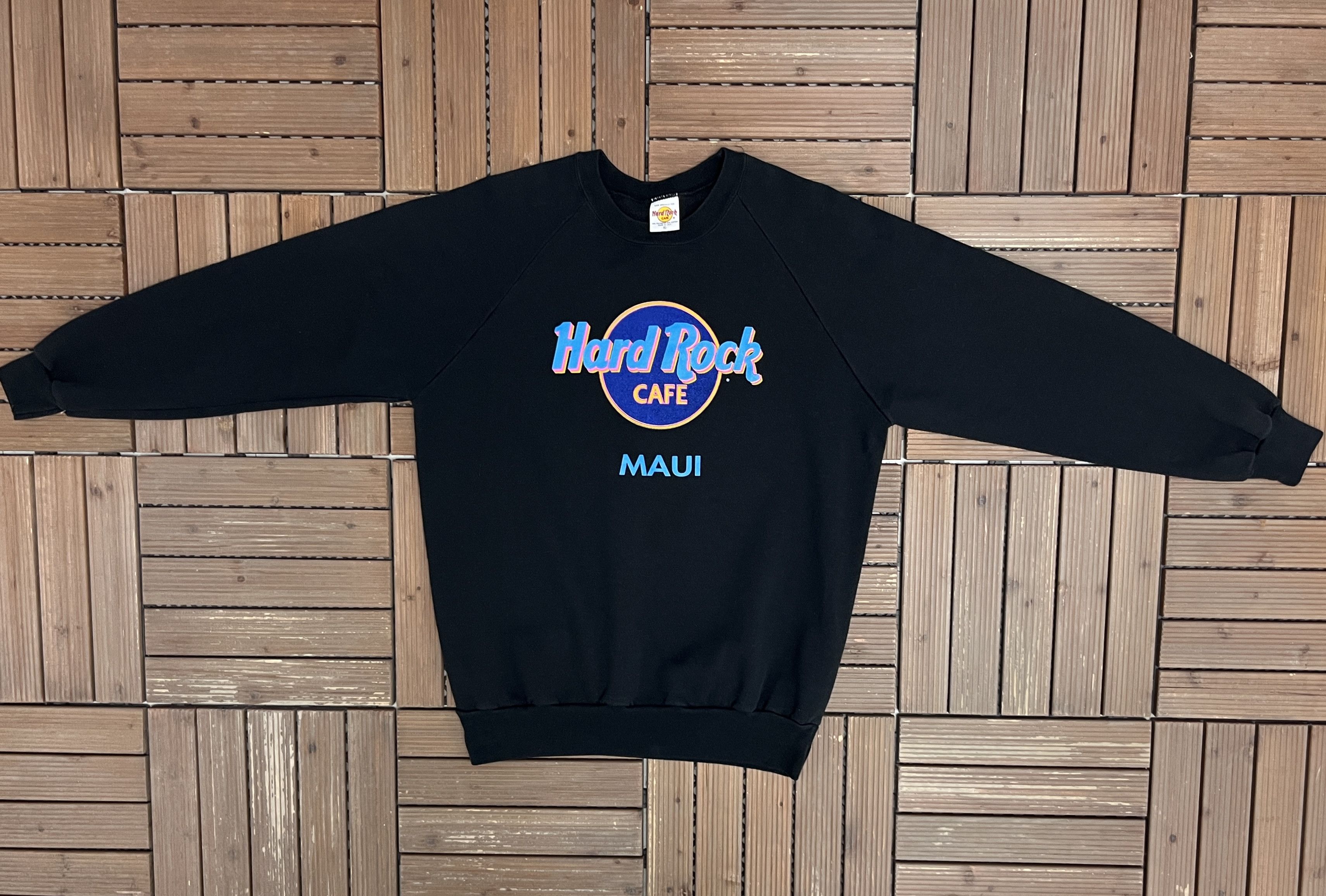 Vintage Hard Rock Cafe Maui Vintage Crewneck Sweater Size US XL / EU 56 / 4 - 5 Thumbnail