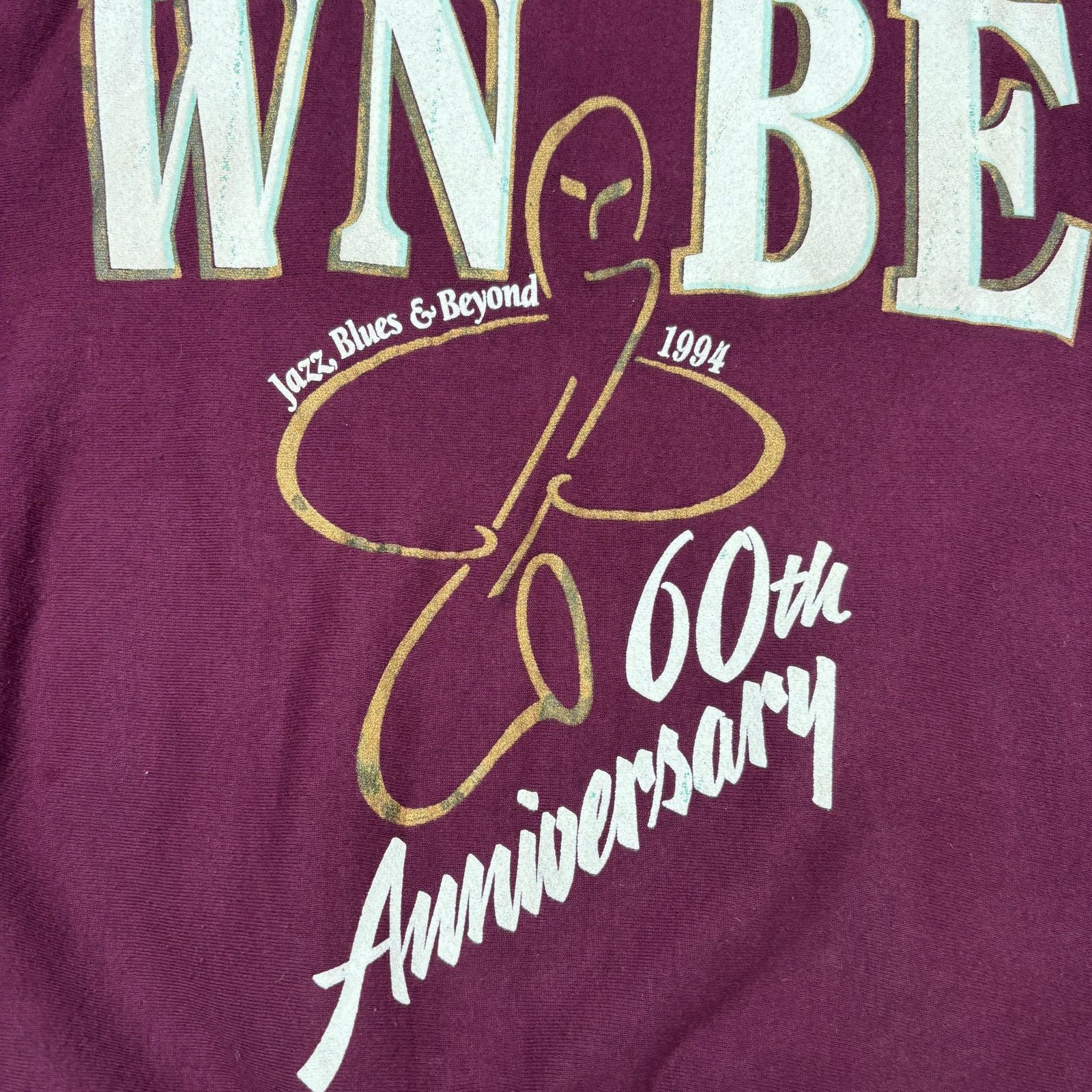 Lee × Vintage VTG 1994 Downbeat 60th Anniversary Sweatshirt XL Jazz Blues Size US XL / EU 56 / 4 - 3 Thumbnail