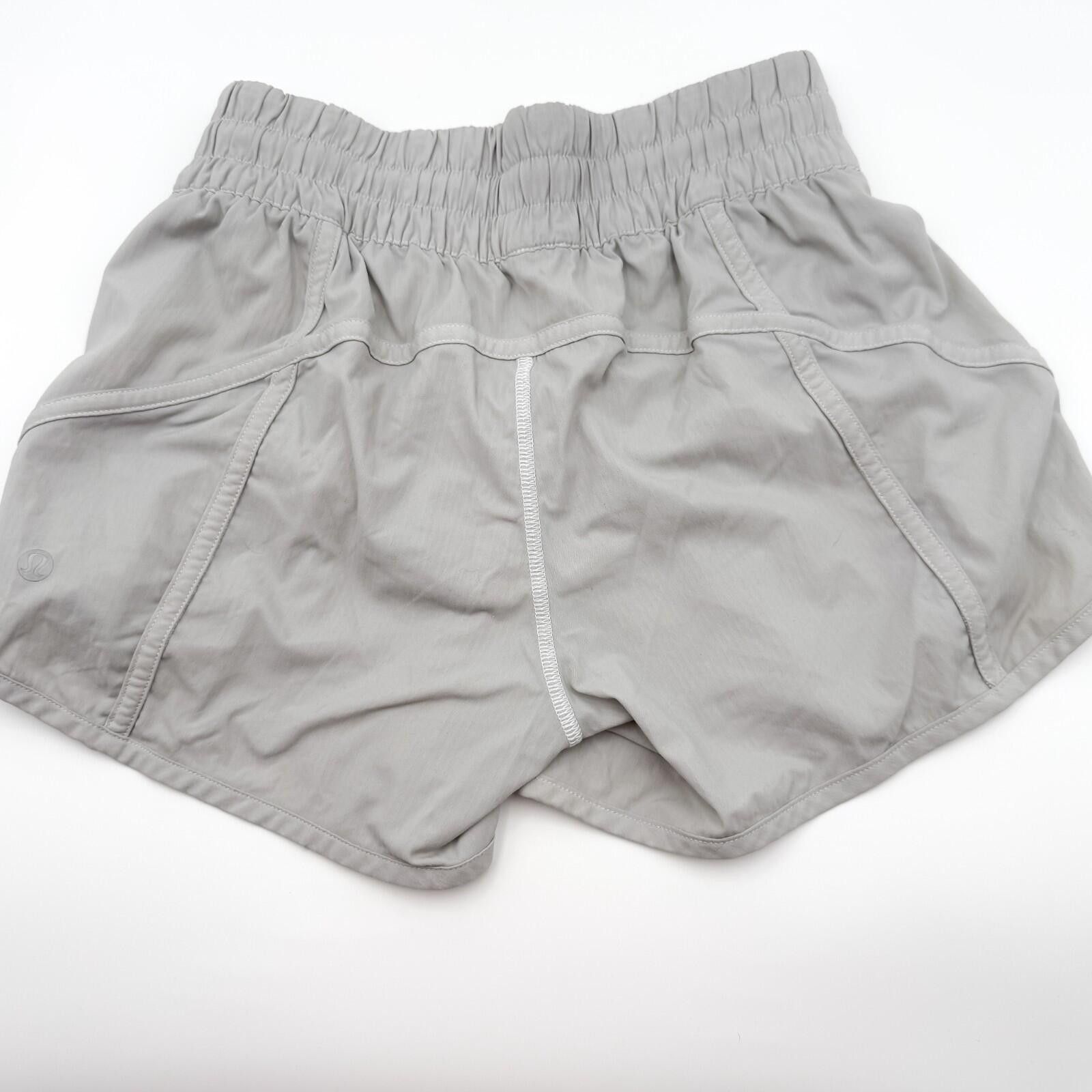 Lululemon Lululemon Low-Rise Running Shorts Gray Athletic Womens 4 Size 27" / US 4 / IT 40 - 2 Thumbnail