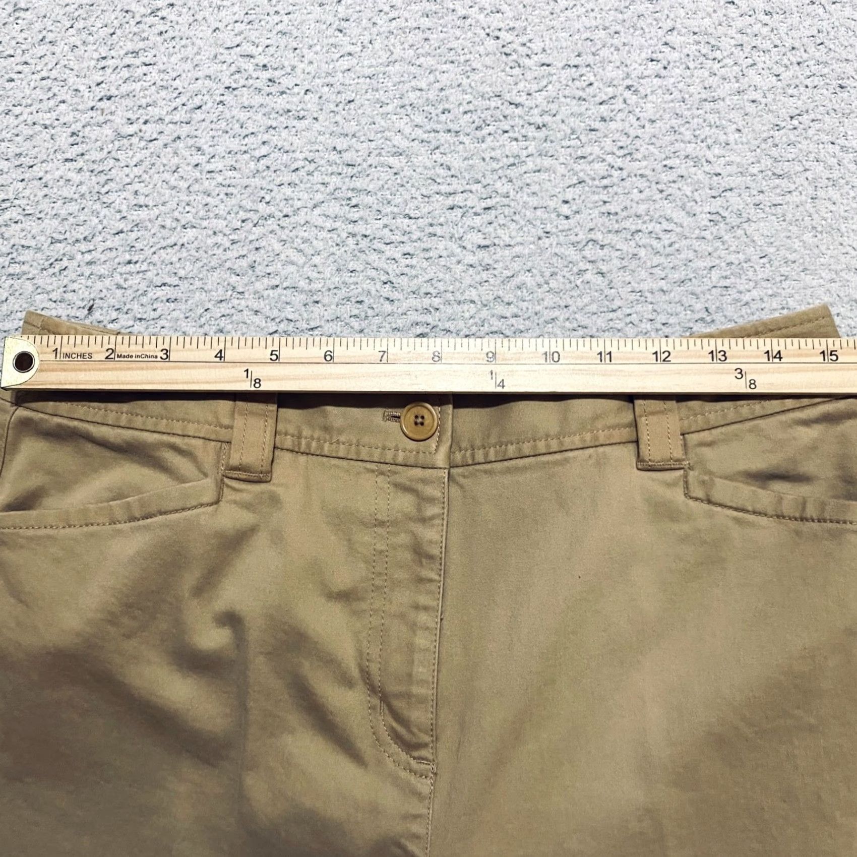 Talbots Talbots Beige Chino Pants Womens Regular Straight 30in Inseam 10 XS? Size 32" / US 10 / IT 46 - 7 Thumbnail
