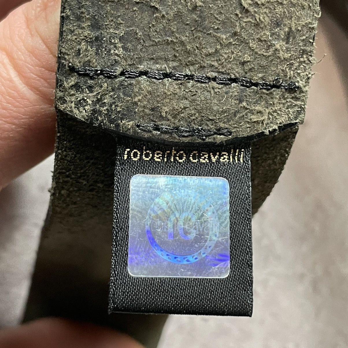 Roberto Cavalli × Vintage Vintage Roberto Cavalli leather avatgarde belt y2kl Size ONE SIZE - 7 Thumbnail