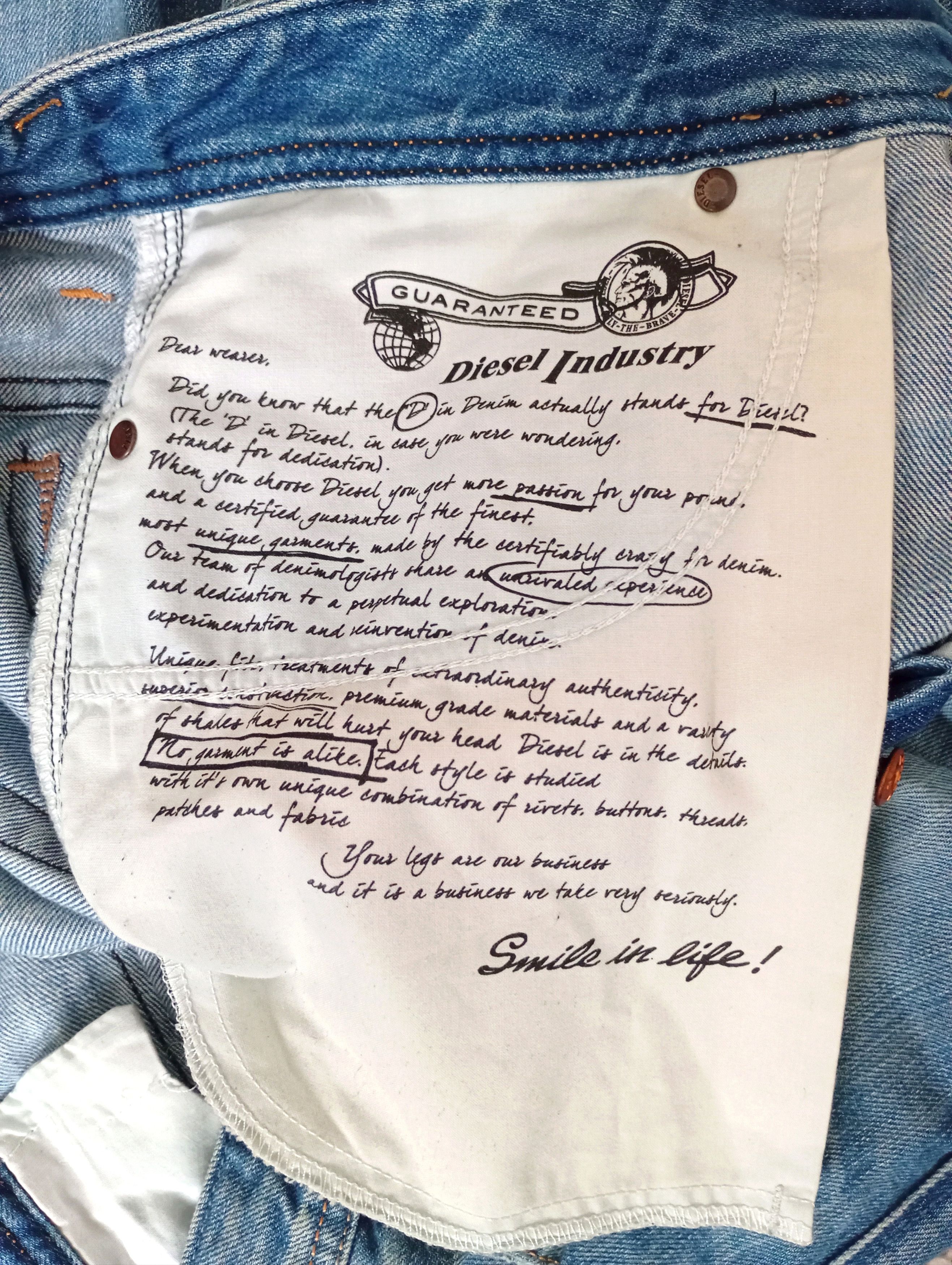 Diesel × Vintage Diesel Safado Faded distressed pants Size US 31 - 13 Thumbnail
