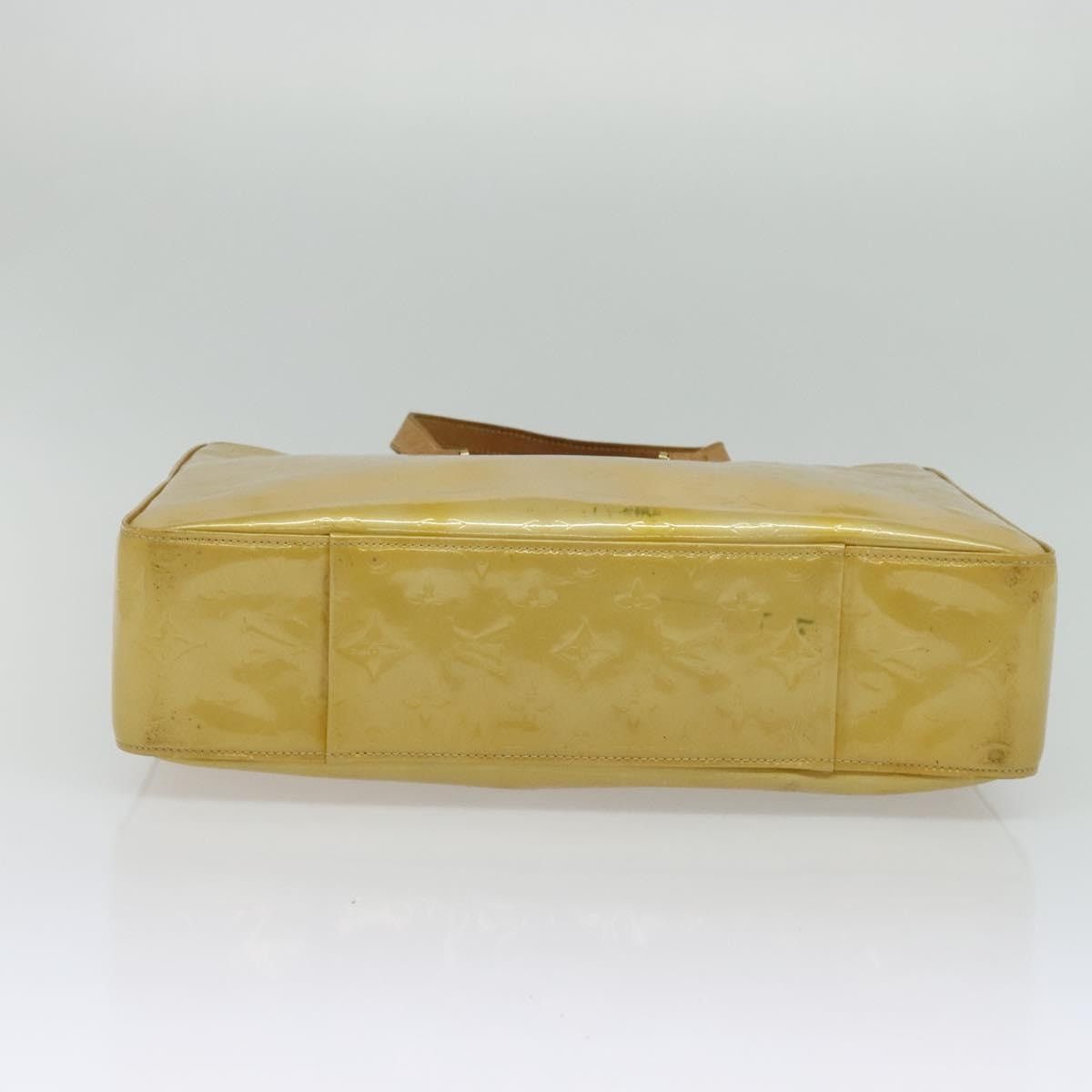 Louis Vuitton LOUIS VUITTON Monogram Vernis Columbus Tote Bag Beige M91023 Size ONE SIZE - 9 Thumbnail