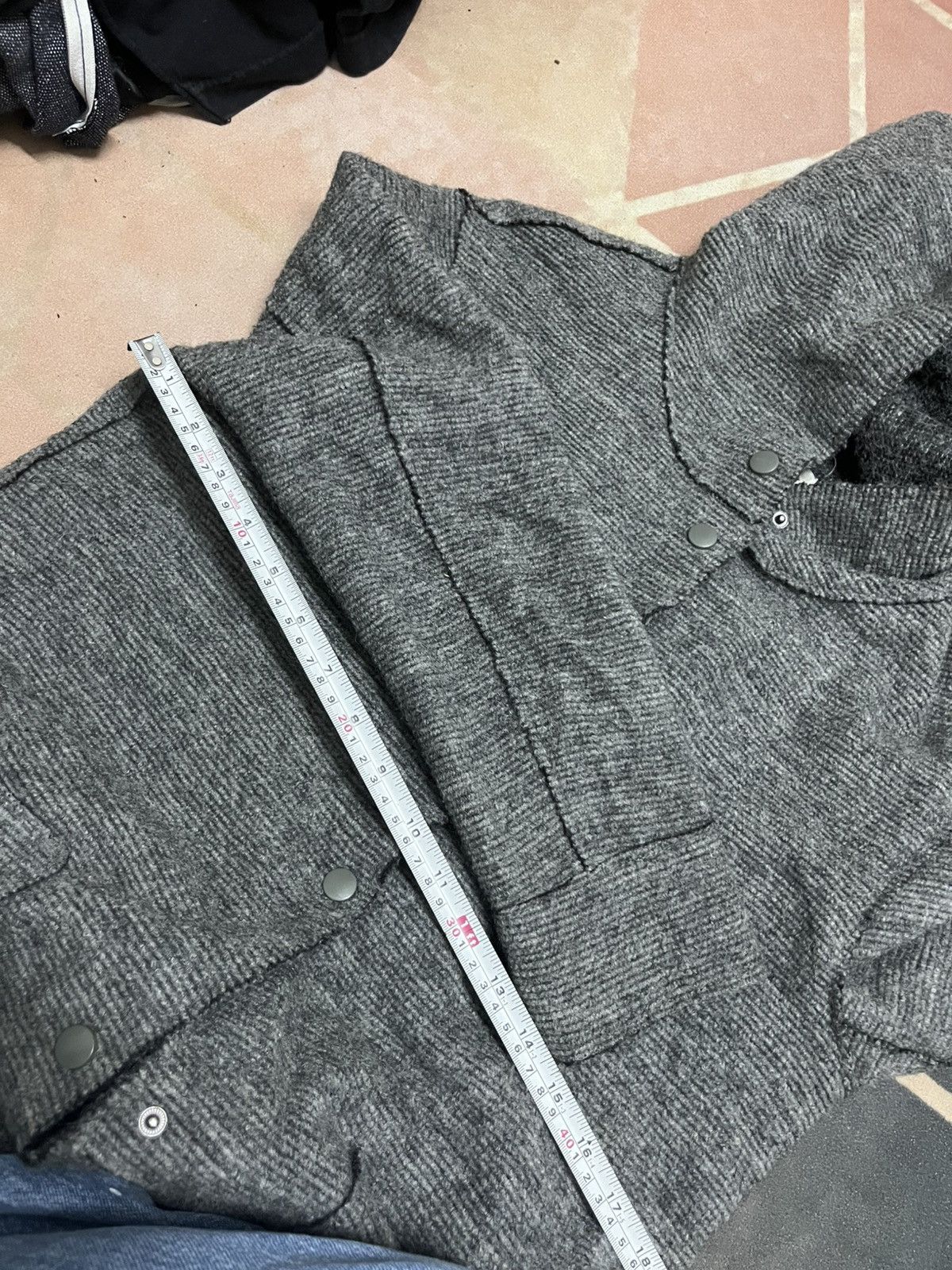 Zara 🔥Offer Me🔥 Zara Basic Wool RECONSTRUCTED Patched Pockets Size XS / US 0-2 / IT 36-38 - 13 Thumbnail