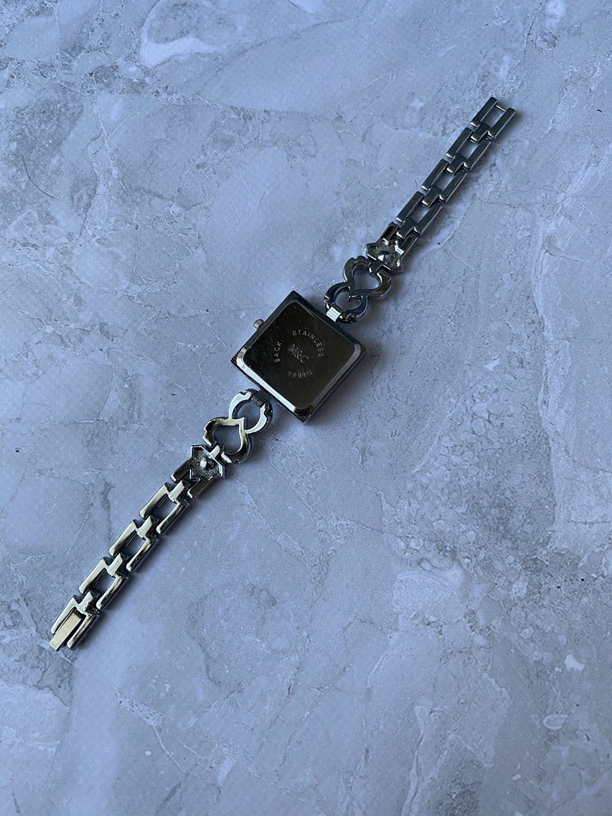 Japanese Brand × Vintage Futuristic Very Rare M&C Quartz 1922 Watch with Bracelet Size ONE SIZE - 10 Thumbnail