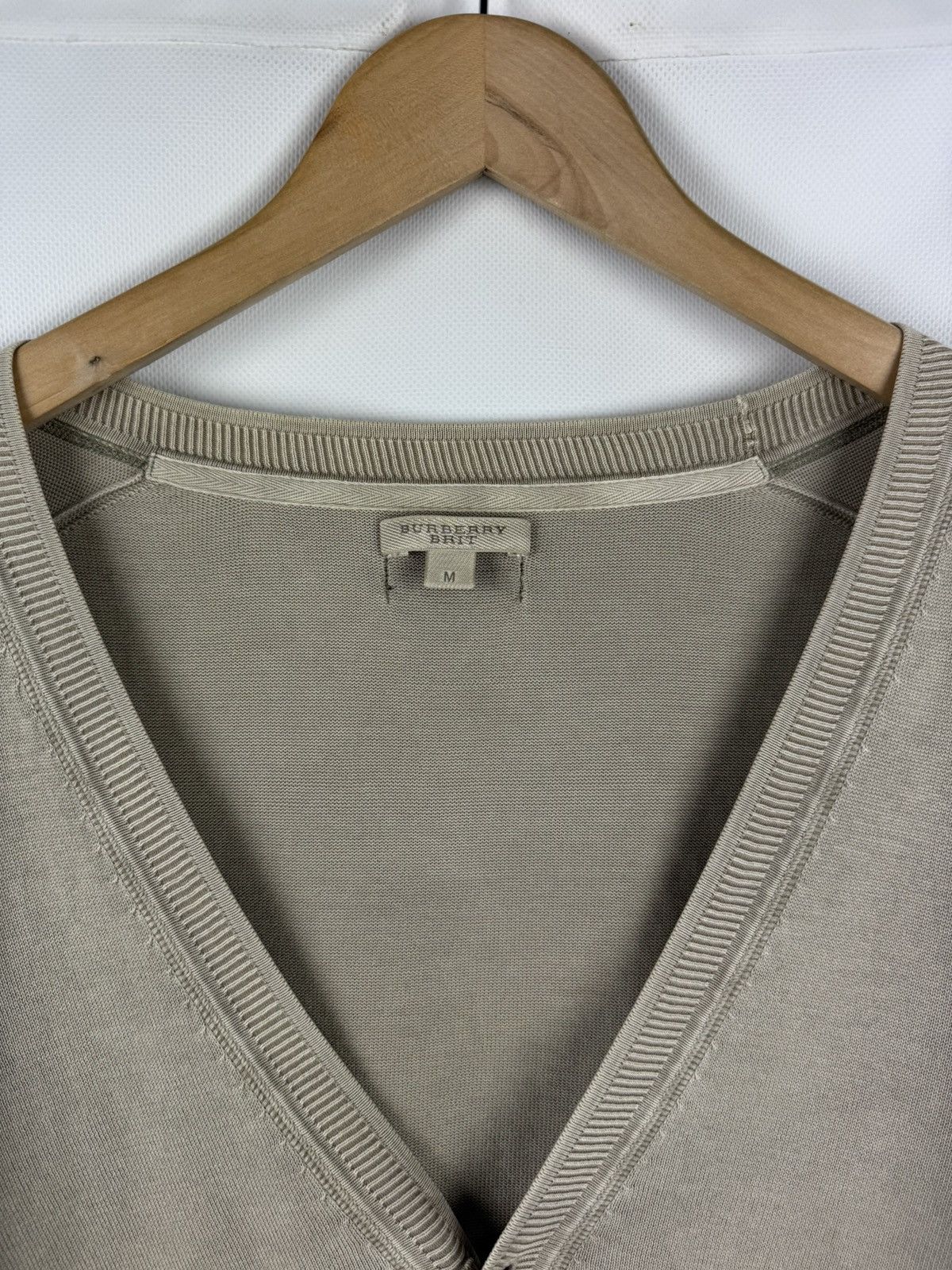 Burberry Burberry Brit Men’s Garment Dyed Cotton Cardigan Sweater Size US M / EU 48-50 / 2 - 8 Thumbnail