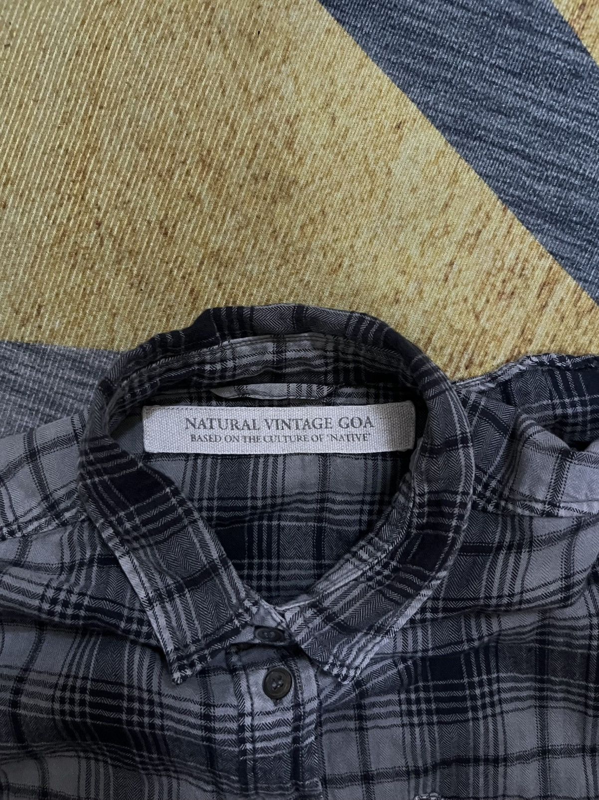 Japanese Brand 1990s GOA plaid classic #H3 Size US L / EU 52-54 / 3 - 3 Thumbnail