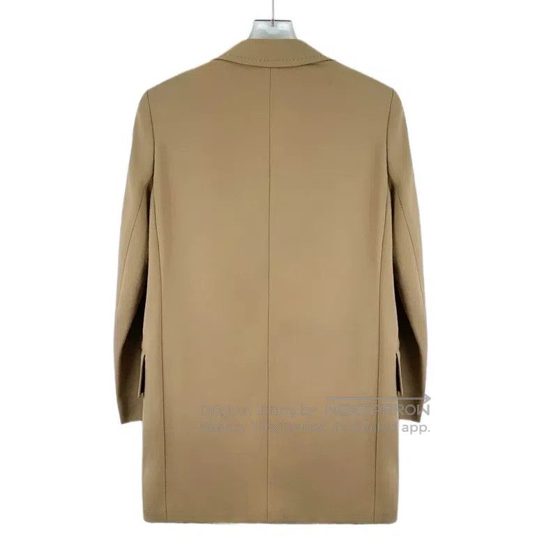 Max Mara Max Mara Brown Cotton Lapel Single Button Long Sleeve Suit Size XS / US 0-2 / IT 36-38 - 2 Thumbnail