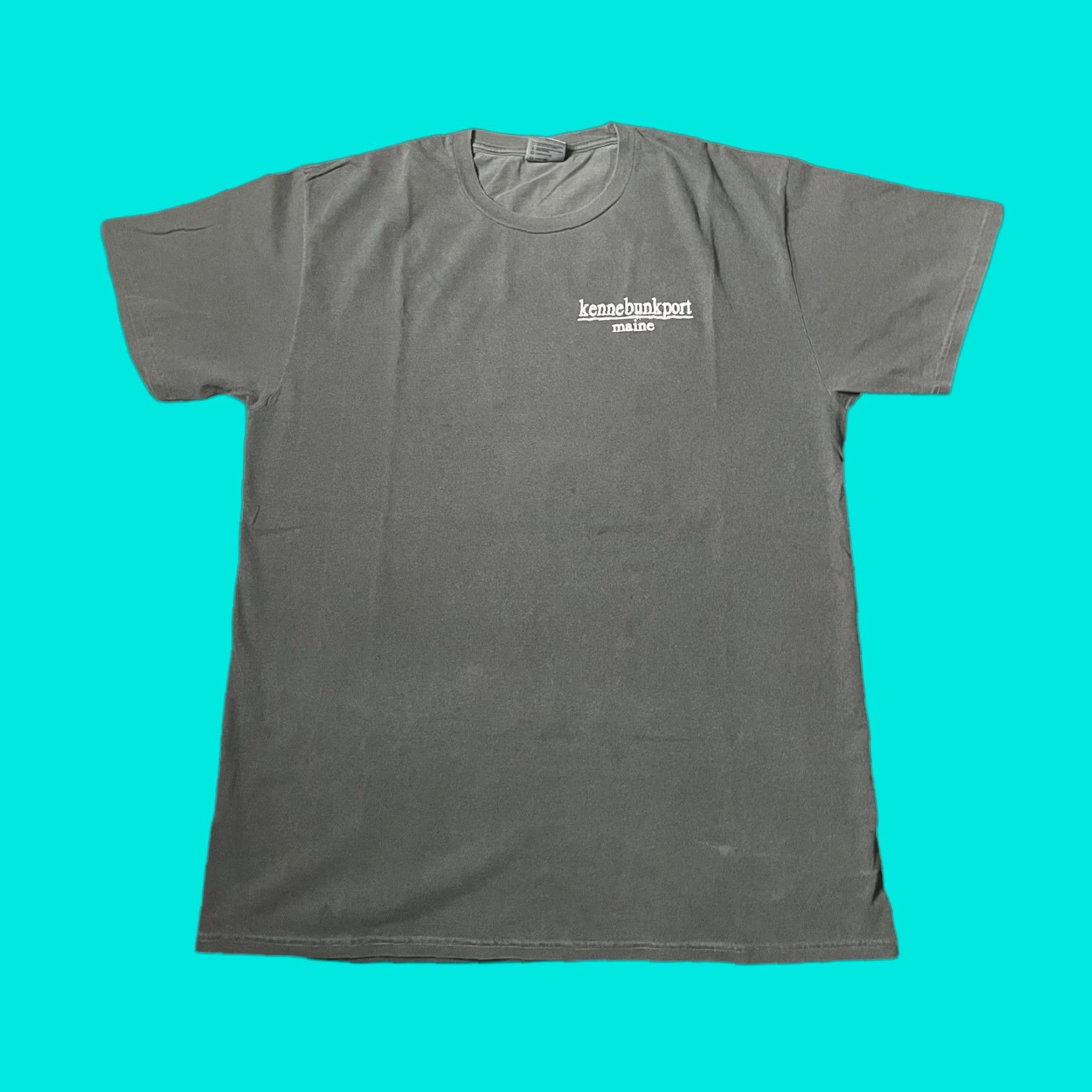 Vintage Kennebunkport Maine T-Shirt Gray L Canvas Men Shirts I Love My Job When I’m On Vacation Cobb Size US L / EU 52-54 / 3 - 1 Thumbnail