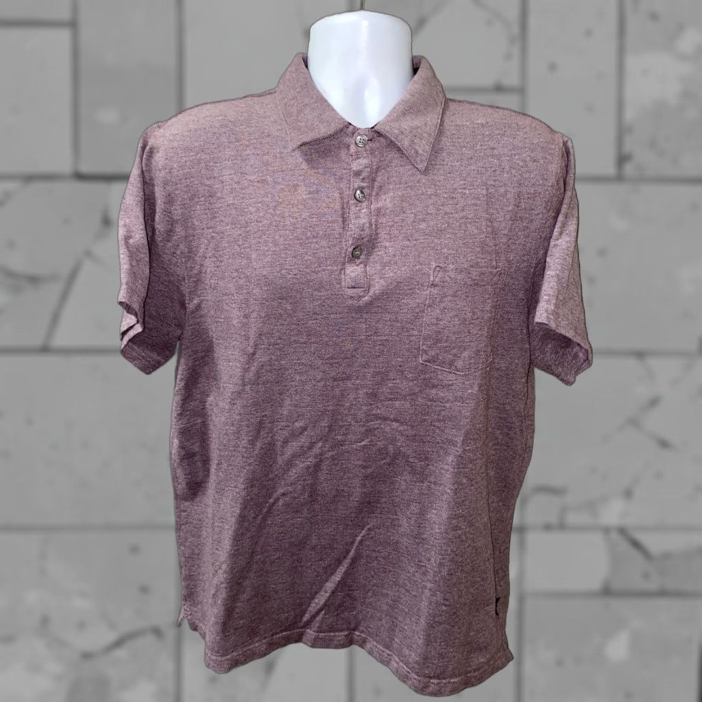 Buffalo David Bitton Buffalo David Bitton Men's Golf Polo Shirt Short Sleeve Cotton Light Red Size L Size US L / EU 52-54 / 3 - 1 Thumbnail
