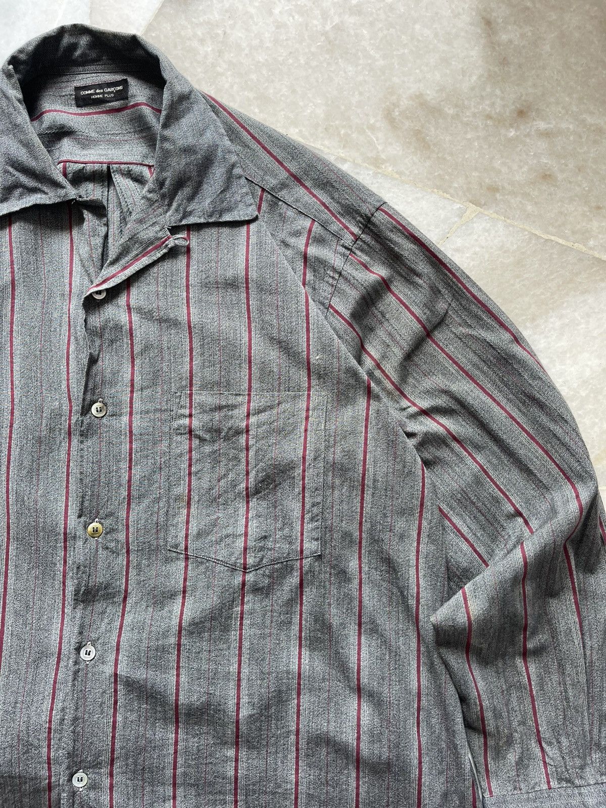Comme des Garcons Homme Plus 1988 Comme Des Garcons Homme Plus Open Color Oversize Shirt Size US XL / EU 56 / 4 - 8 Thumbnail