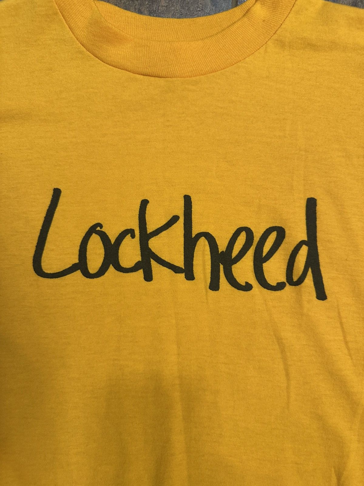 Velva Sheen Vintage Velva Sheen Lockeed Martin Sgl Stitch T Shirt L USA Size US L / EU 52-54 / 3 - 2 Thumbnail