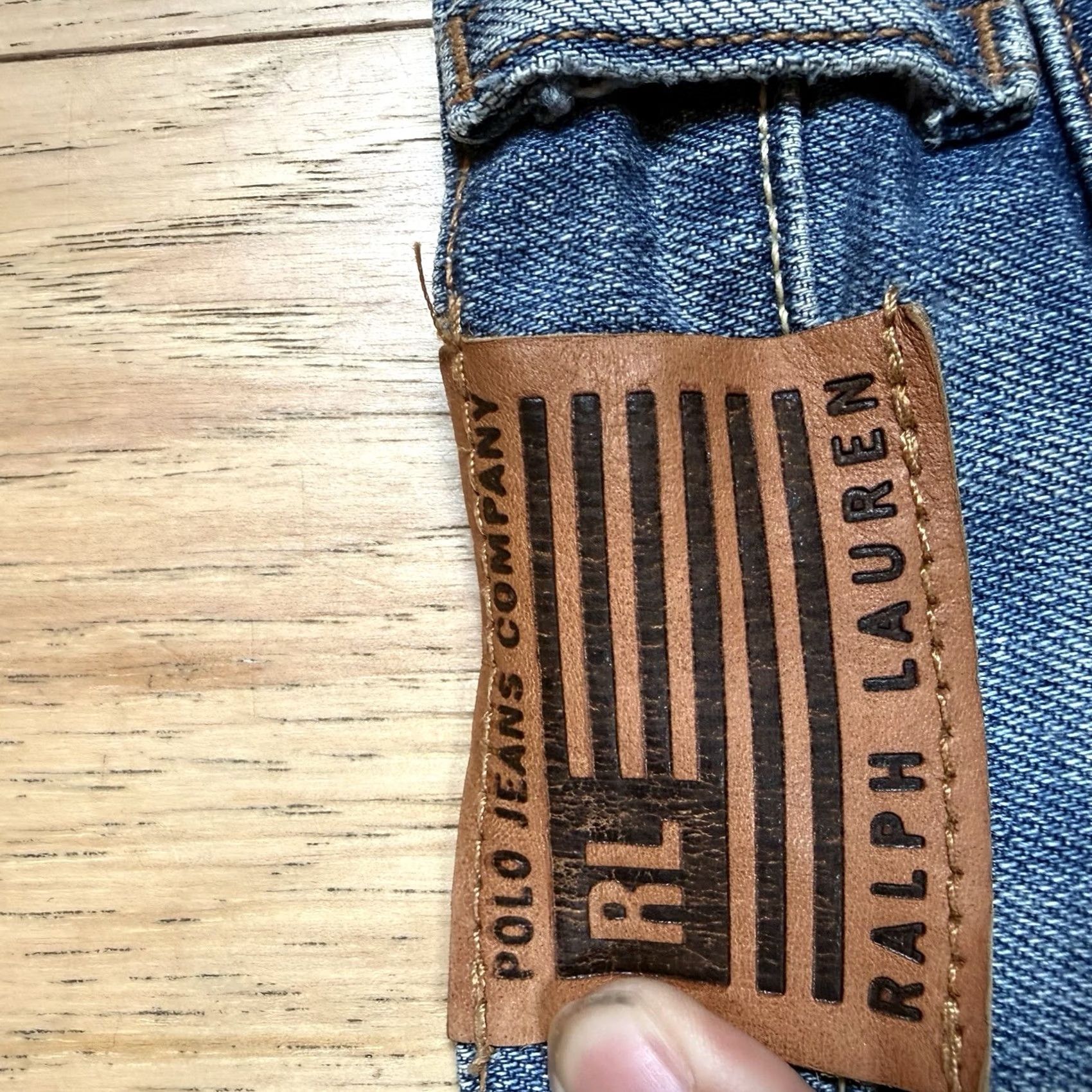 Ralph Lauren VTG Polo Ralph Lauren Jeans Co Pants Womens 8 Relaxed Flared Straight Shirt? Size 30" / US 8 / IT 44 - 7 Thumbnail