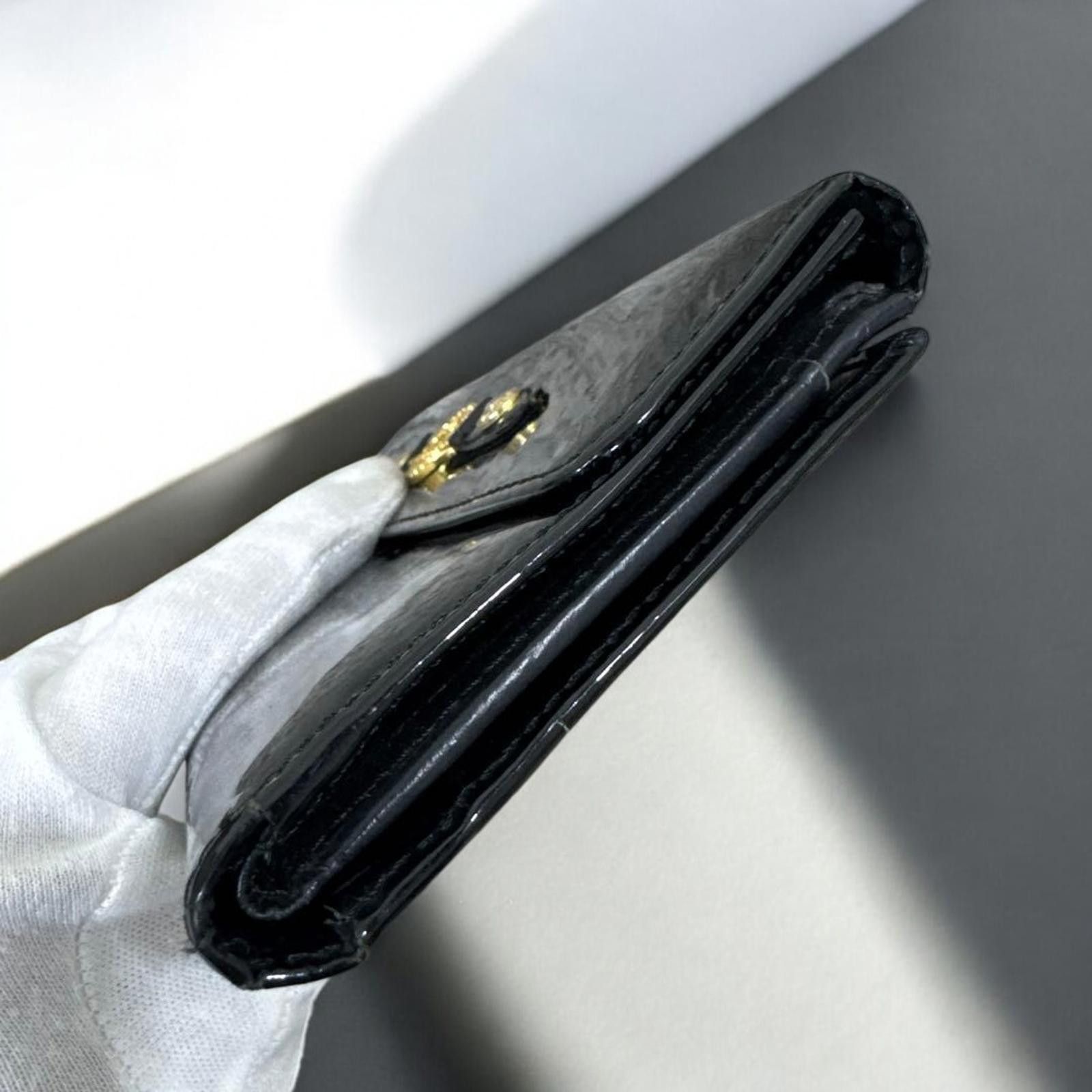 Versace Versace - Black Leather Women's Wallet Size ONE SIZE - 3 Thumbnail