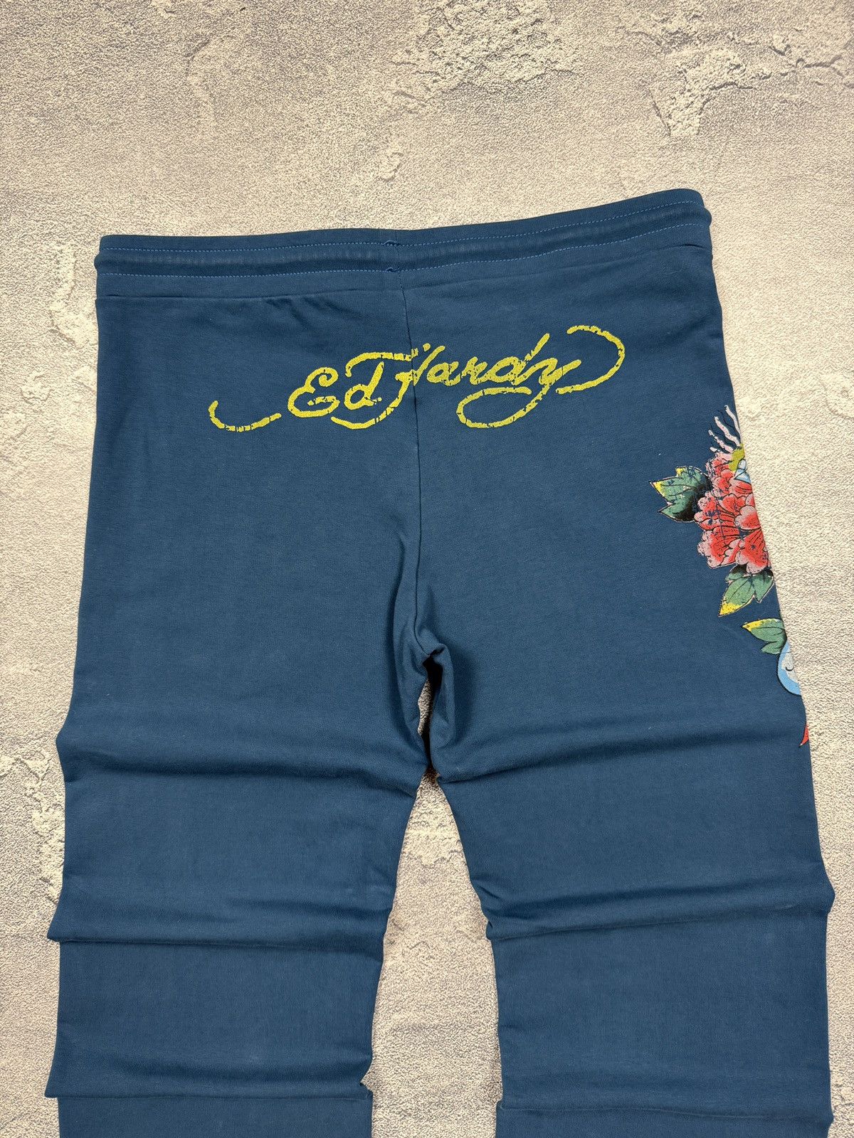 Ed Hardy Vintage Y2K Ed Hardy Flower Print Track Suit Size L / US 10 / IT 46 - 22 Thumbnail