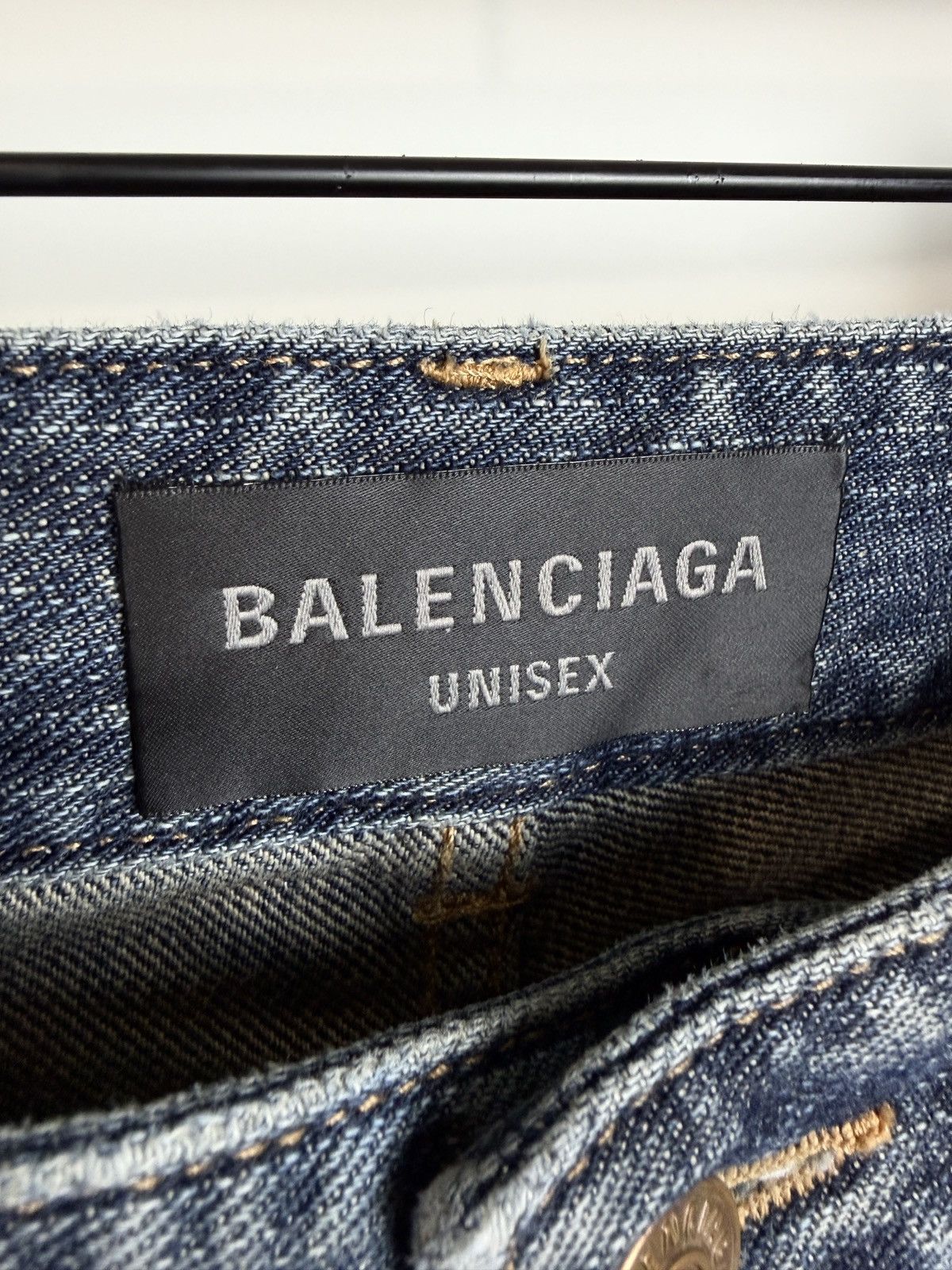 Balenciaga FW23 Balenciaga Italian Ring Slub Flared Bootcut Denim Jeans Size US 30 / EU 46 - 8 Thumbnail