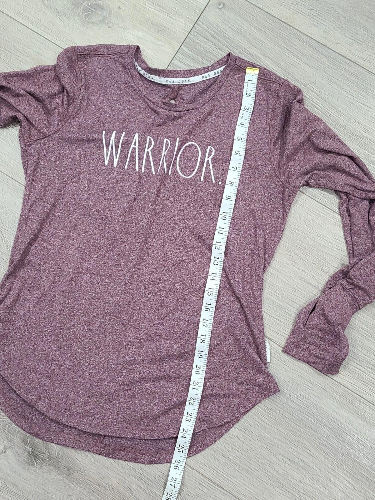 Designer Rae Dunn Top Long Sleeve Shirt Small Medium WARRIOR Size S / US 4 / IT 40 - 7 Thumbnail