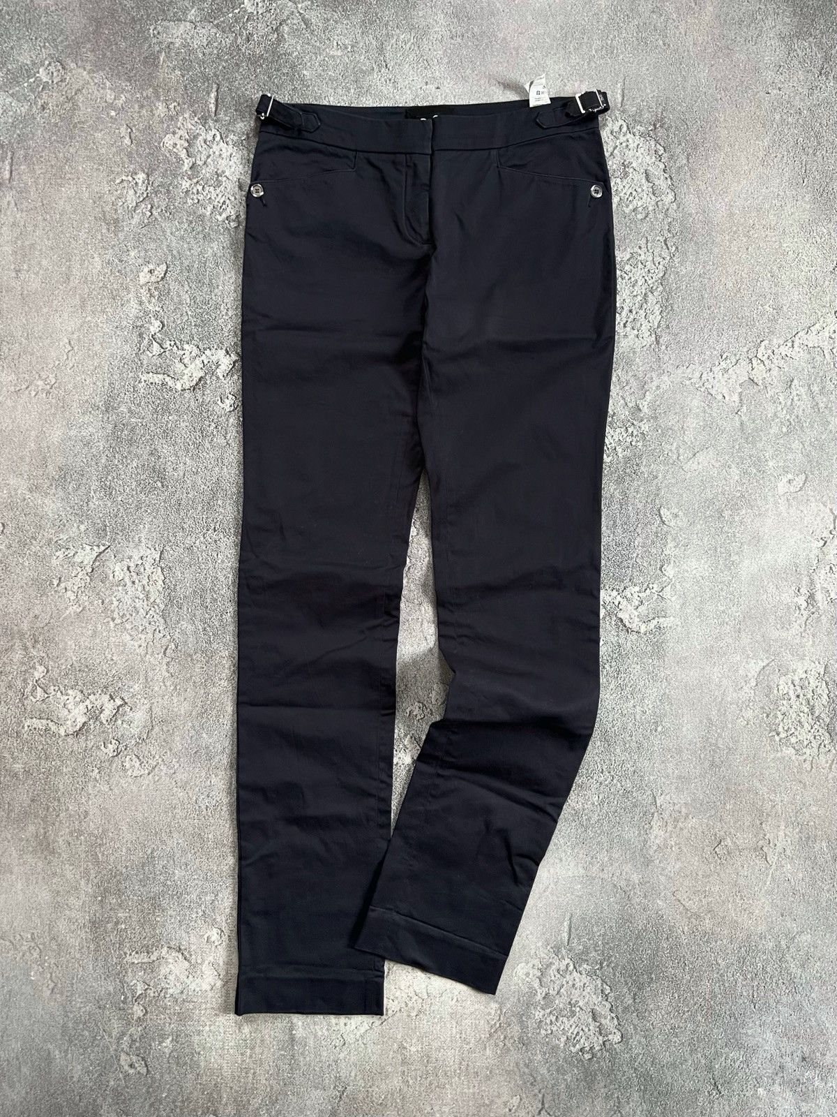 Dolce & Gabbana Dolce & Gabbana Navy Slim Straight Fit Dress Pants Size 42 Size 28" / US 6 / IT 42 - 2 Thumbnail