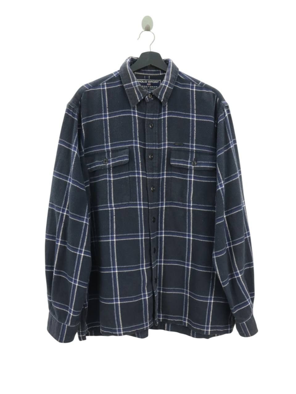 Polo Ralph Lauren × Ralph Lauren Sport Polo Sport Sportsman Ralph Lauren Plaid Flannel Shirt Size US L / EU 52-54 / 3 - 1 Thumbnail