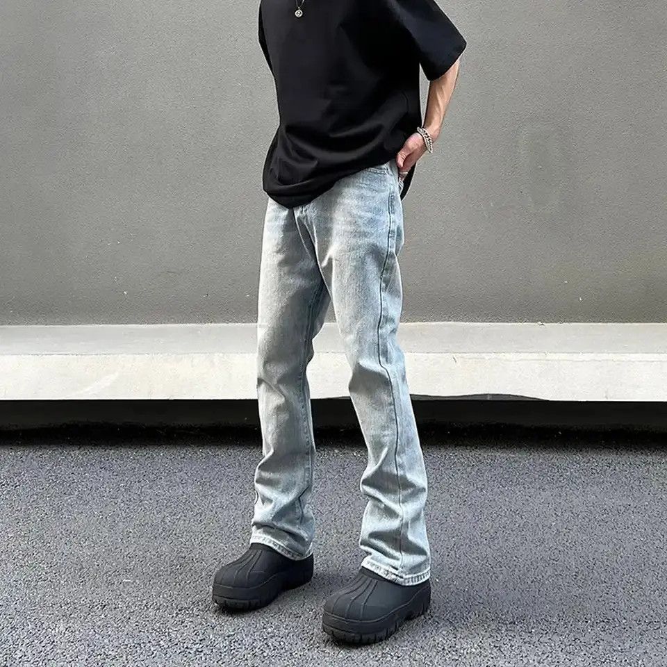 Vintage Skinny Jeans Casual Fashion Streetwear Pantolon Ropa Hombre Size US 34 / EU 50 - 2 Thumbnail