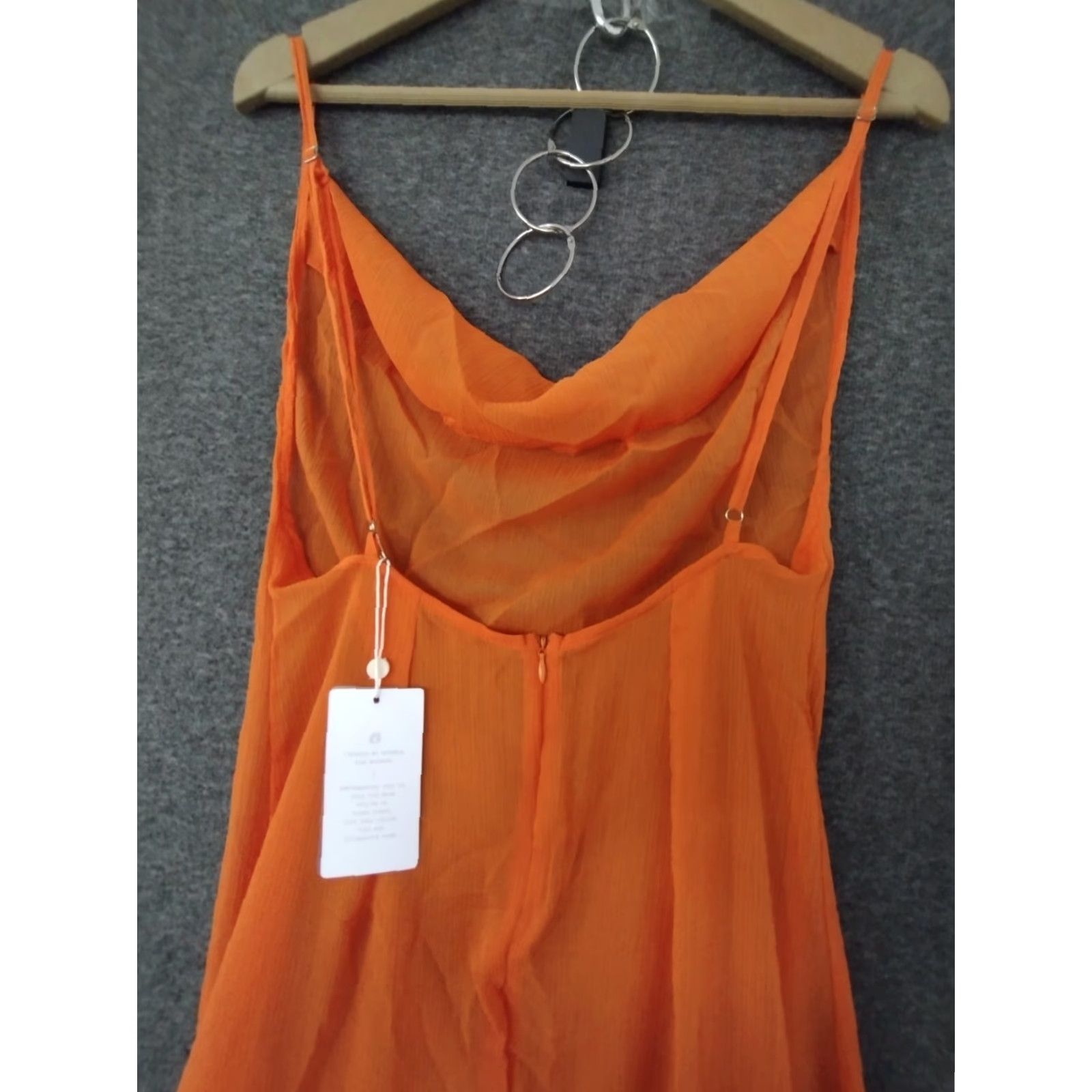 Vintage Toluca Nectar Swim Cover Up Maxi Cowl Neck Sheer Dress M Women's Size M / US 6-8 / IT 42-44 - 7 Thumbnail