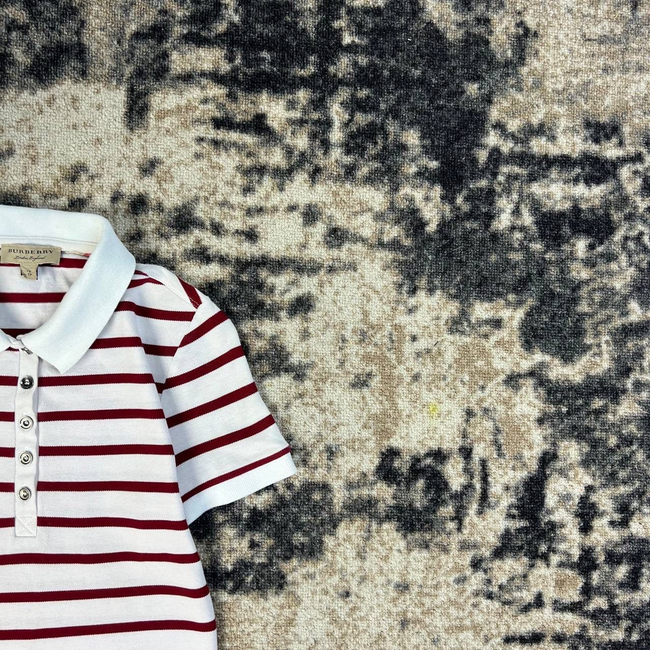 Burberry Burberry Luxury Striped Polo T-Shirt Streetwear Style Size XS / US 0-2 / IT 36-38 - 2 Thumbnail
