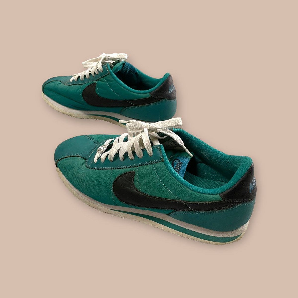 Nike Nike Classic Cortez Green Nylon Size US 8.5 / EU 41-42 - 2 Thumbnail