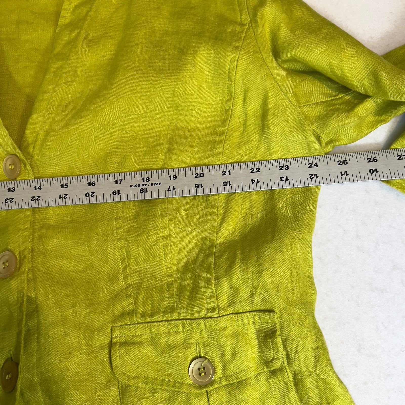 Jones New York Jones New York Collection Woman Button Shirt 16W 100% Linen Size XXL / US 16-18 / IT 52-54 - 6 Thumbnail