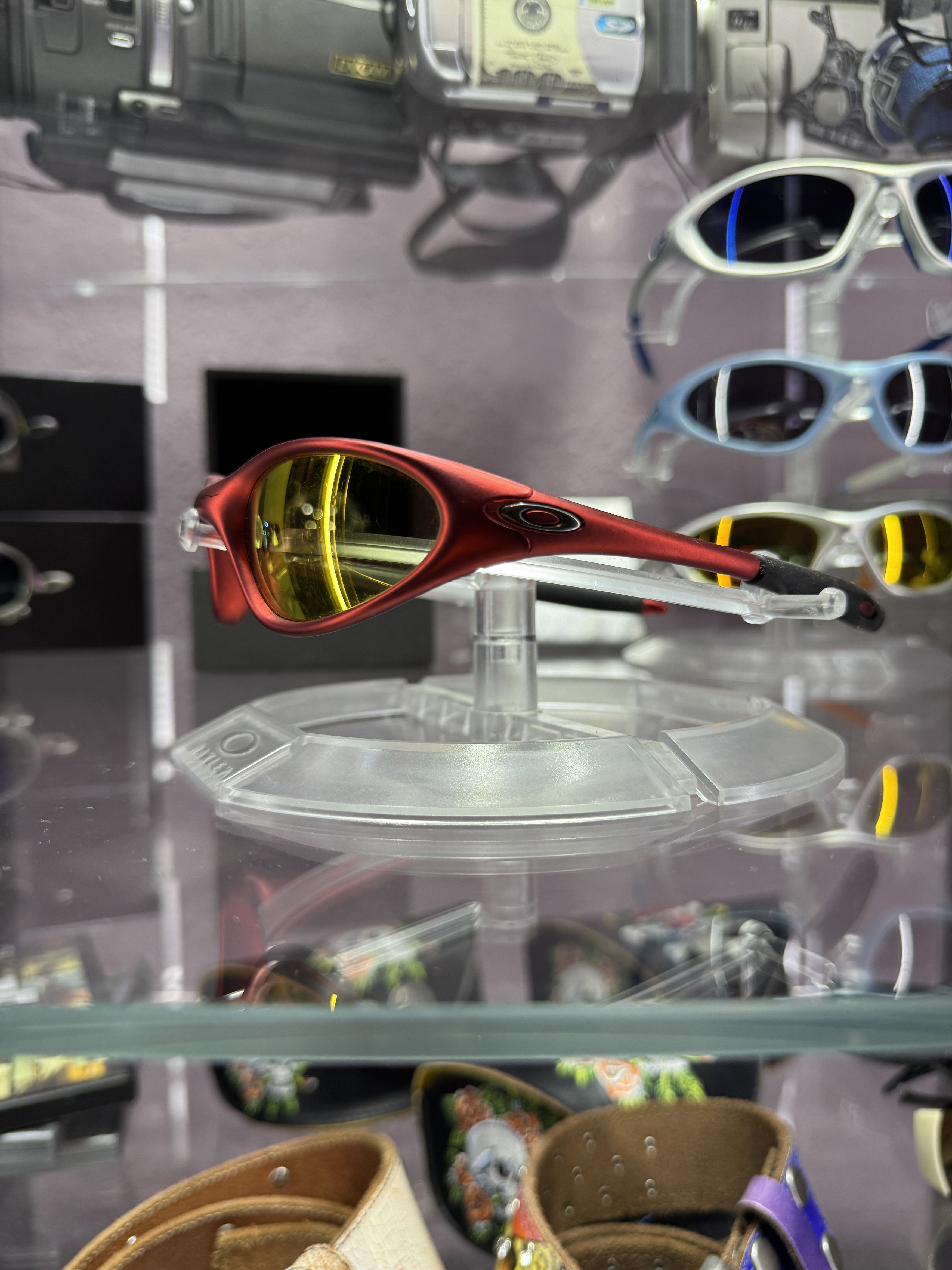 Oakley Oakley FMJ Red Iridium Sunglasses Size ONE SIZE - 3 Thumbnail