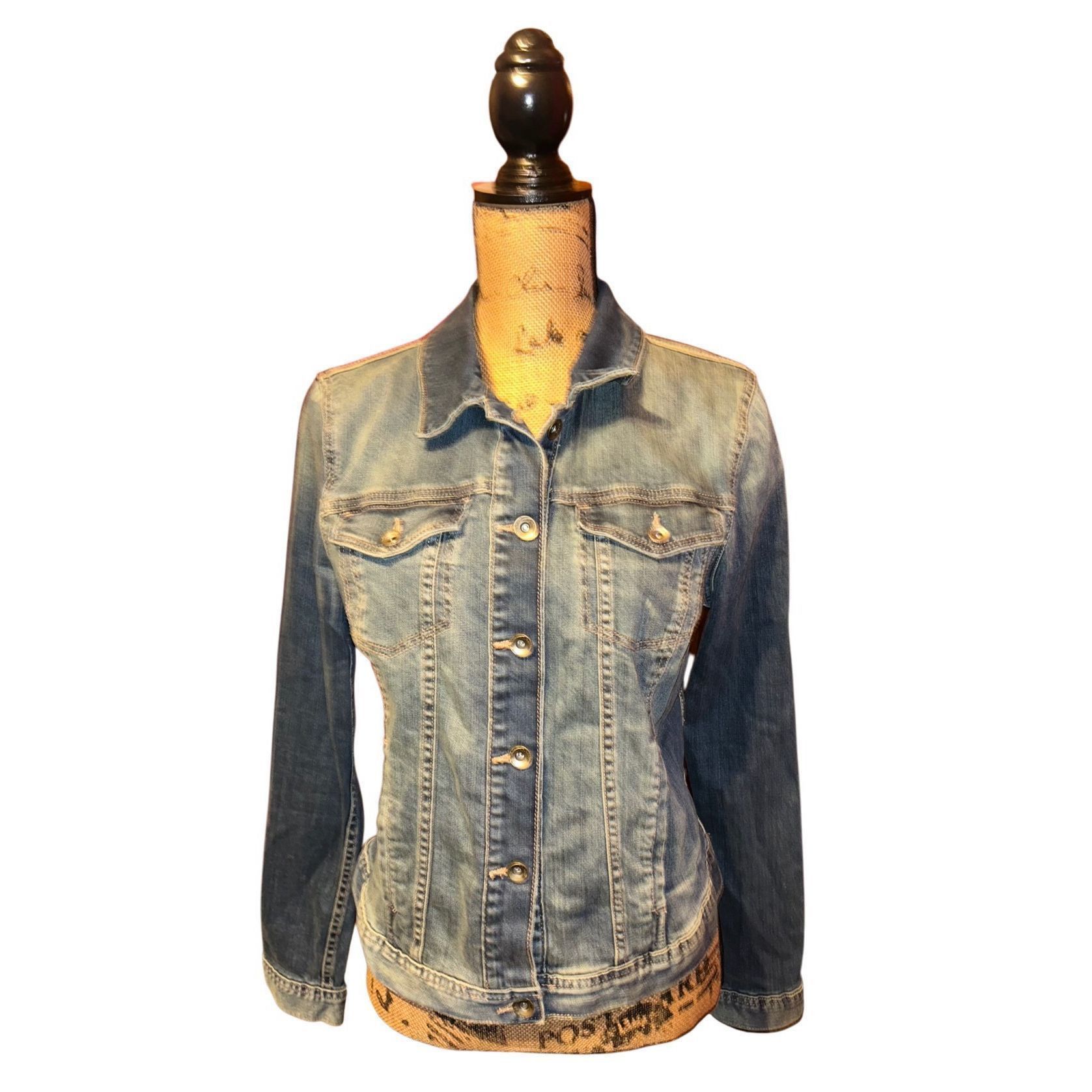 Calvin Klein Calvin Klein Jeans Blue Long Sleeve Collared Jean Jacket Size Large Size L / US 10 / IT 46 - 1 Thumbnail