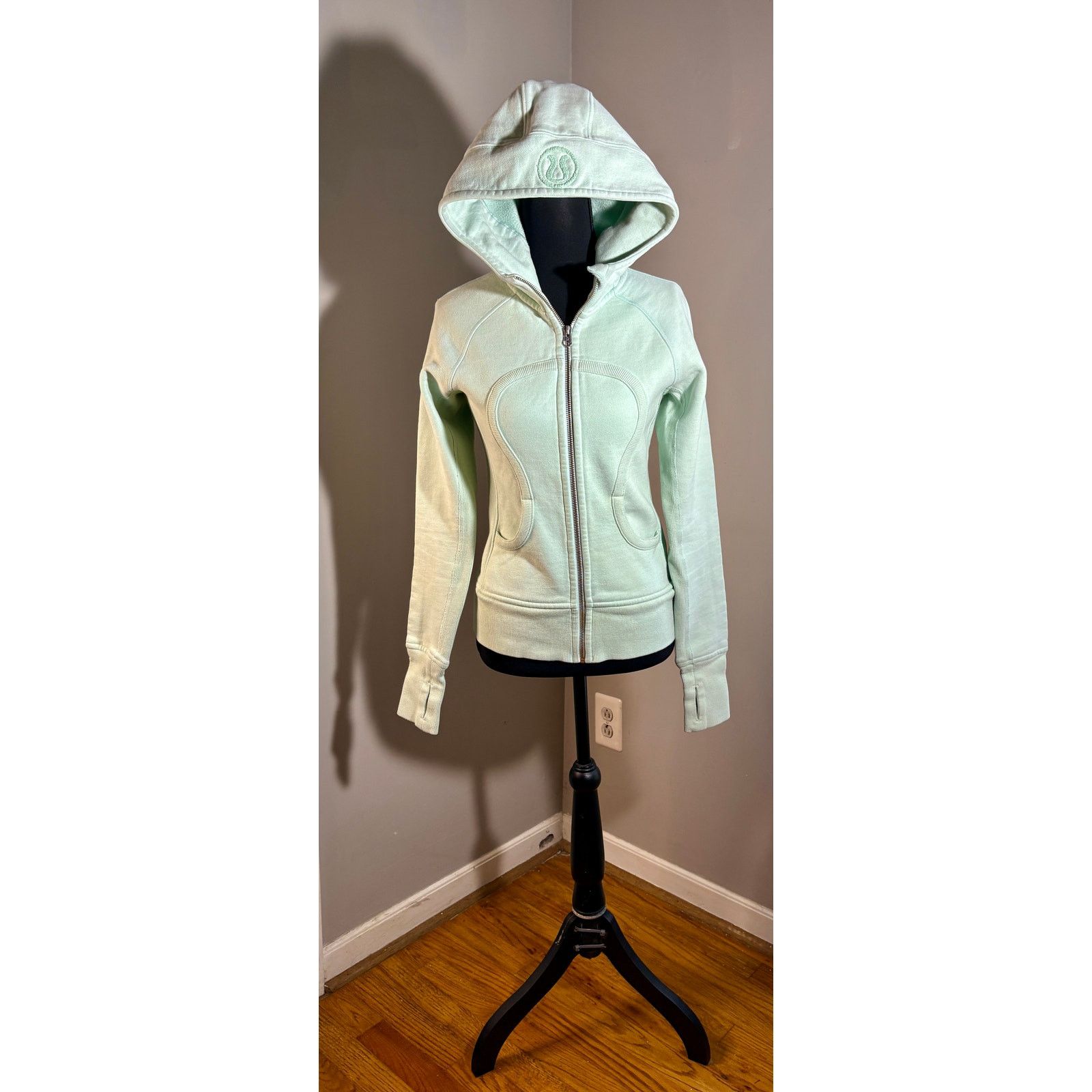 Lululemon Lululemon Scuba Women's Mint Green Hooded Jacket Size S / US 4 / IT 40 - 3 Thumbnail