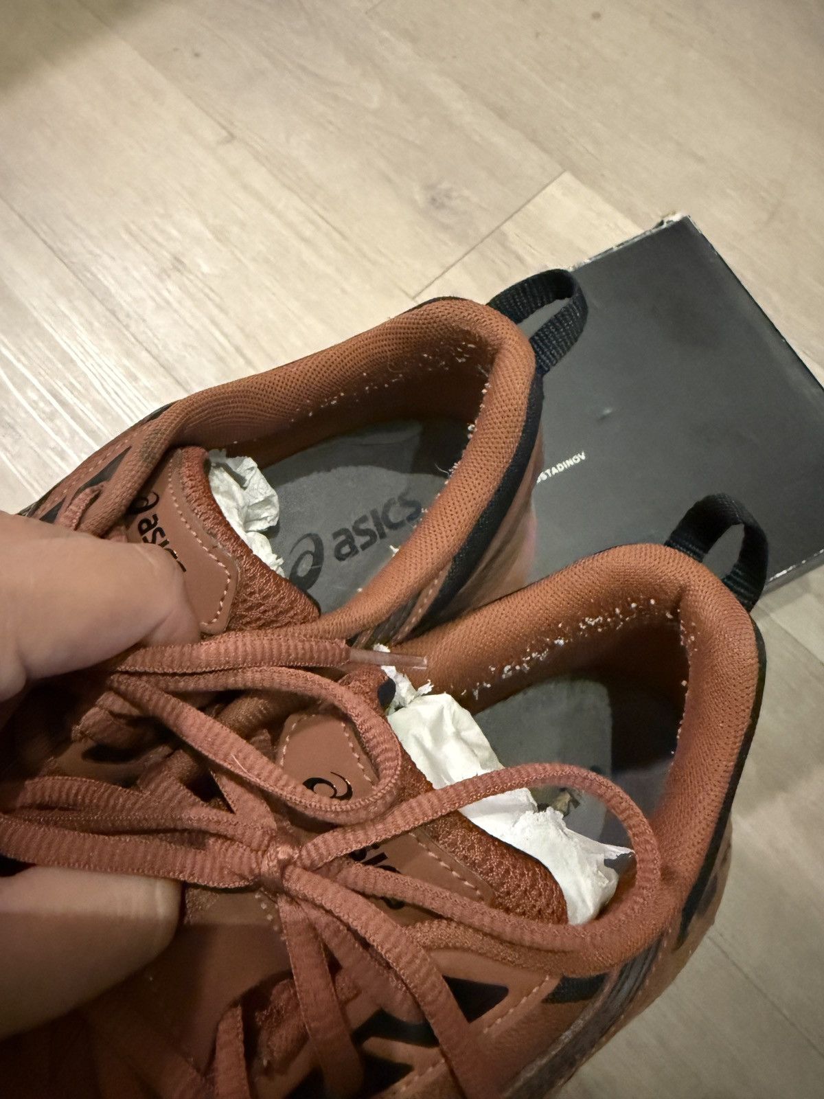 Asics × Kiko Kostadinov Kiko Kostadinov x ASICS Gel-Burz 2 in terracotta Size US 10.5 / EU 43-44 - 5 Thumbnail