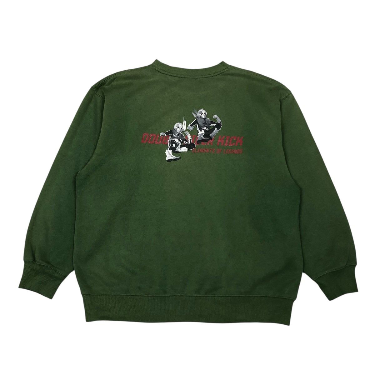 Japanese Brand 📌Masked Rider 50th Anniversary Cartoon Sweatshirt Big Logo Size US XL / EU 56 / 4 - 2 Thumbnail