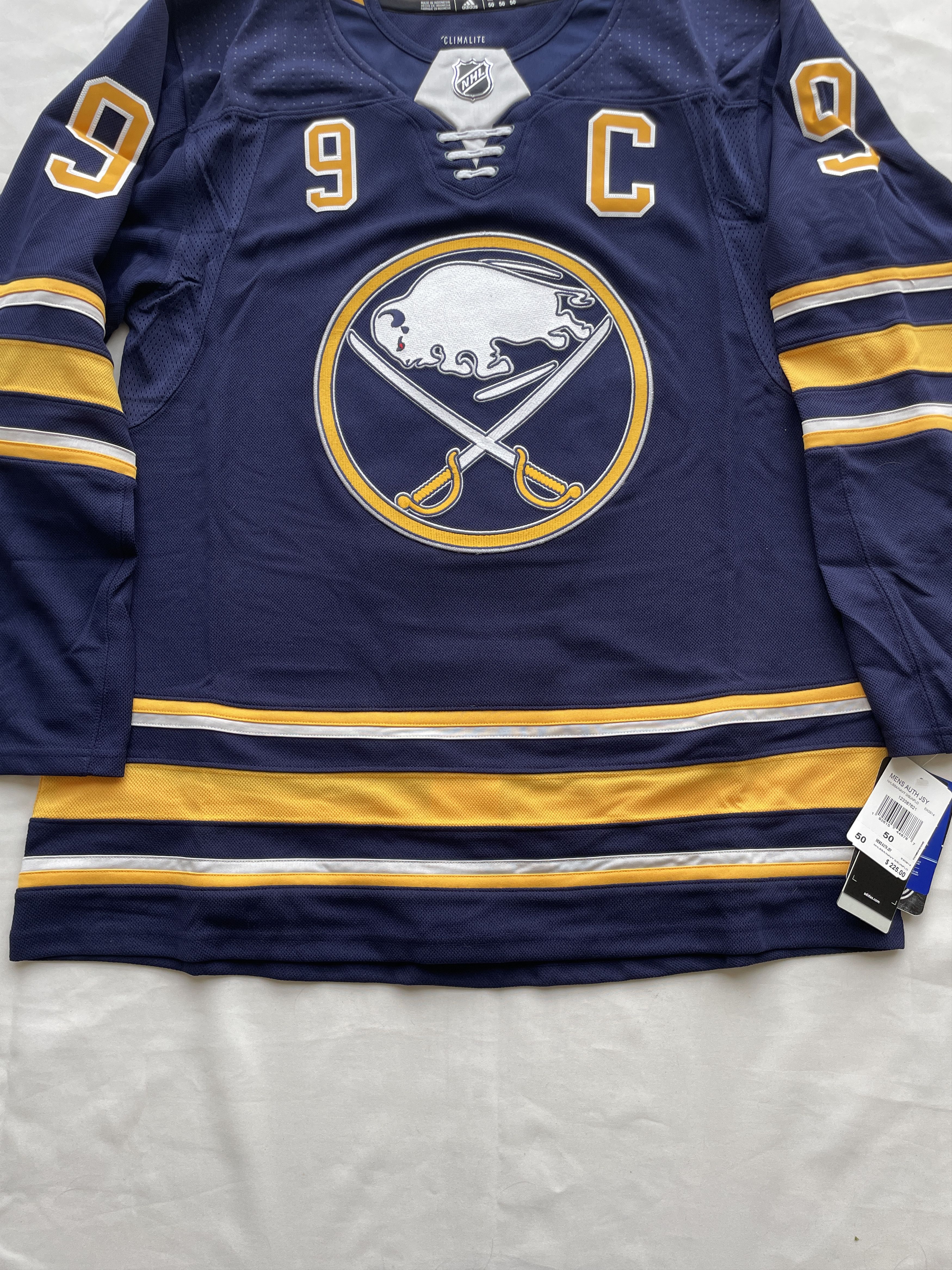 Adidas BNWT Buffalo Sabres NHL #9 Eichel Men's Authentic Jersey Size US M / EU 48-50 / 2 - 4 Thumbnail