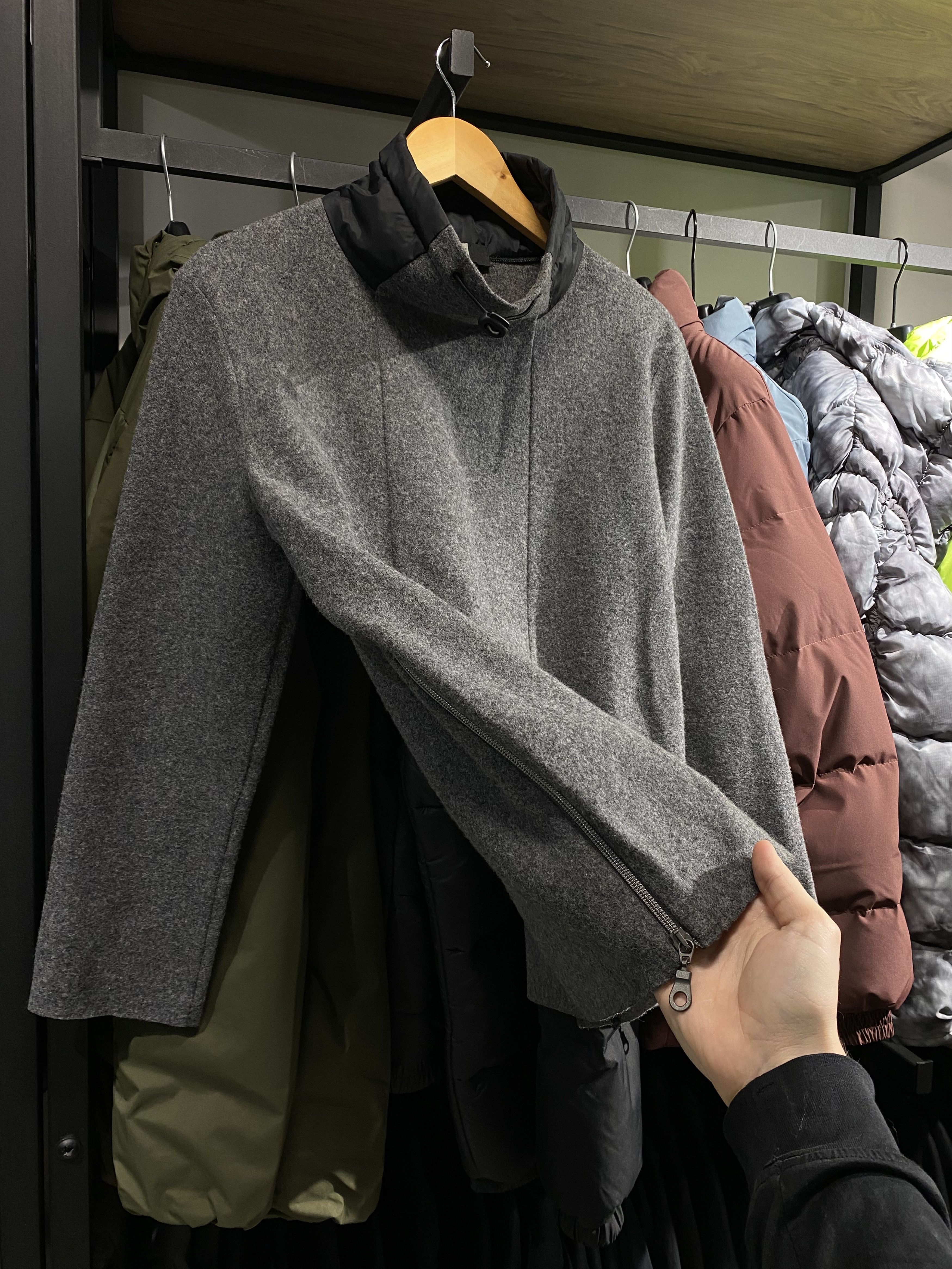 Marithe + Francois Girbaud Vintage Marithe + Francois Girbaud nylon wool zip sweater Size M / US 6-8 / IT 42-44 - 7 Thumbnail