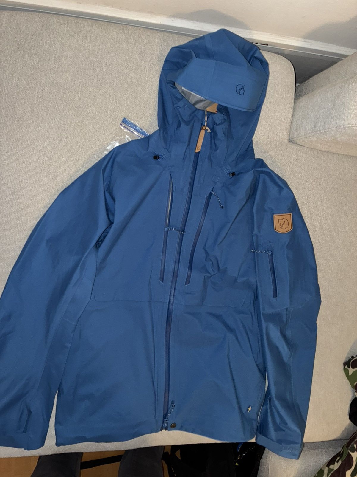 Fjallraven Fjallraven NWT Keb Eco-shell raincoat men’s L pvc-free Size US L / EU 52-54 / 3 - 3 Thumbnail