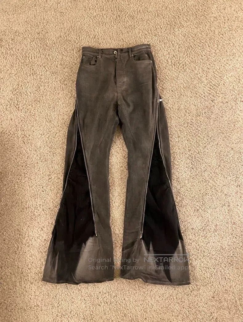 Rick Owens Drkshdw Rick Owens drkshdw banana zip jeans. Size US 30 / EU 46 - 1 Thumbnail