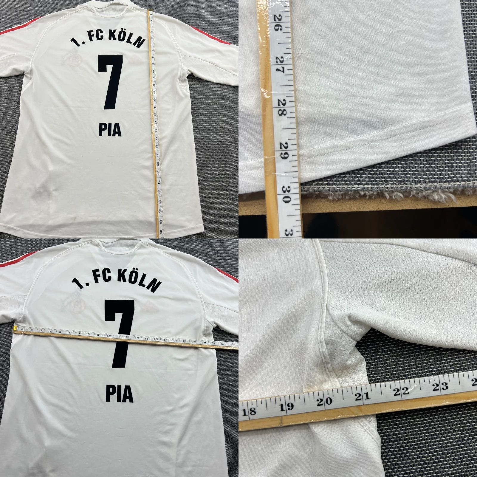 Adidas adidas FC Koln 2005 2006 Home Football Jersey Mens L White T-Shirt Athletic Short Sleeve Mois ture Wicking Quick Dry Jersey Vintage: No Size US L / EU 52-54 / 3 - 9 Thumbnail