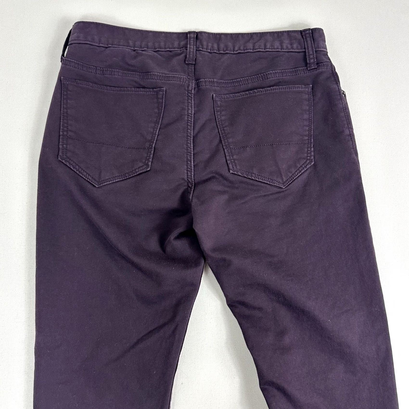 Banana Republic Banana Republic Travel Pants Mens 31x30 Purple Stretch Slim Fit Preppy Traveler Shirt? Size US 31 - 5 Thumbnail