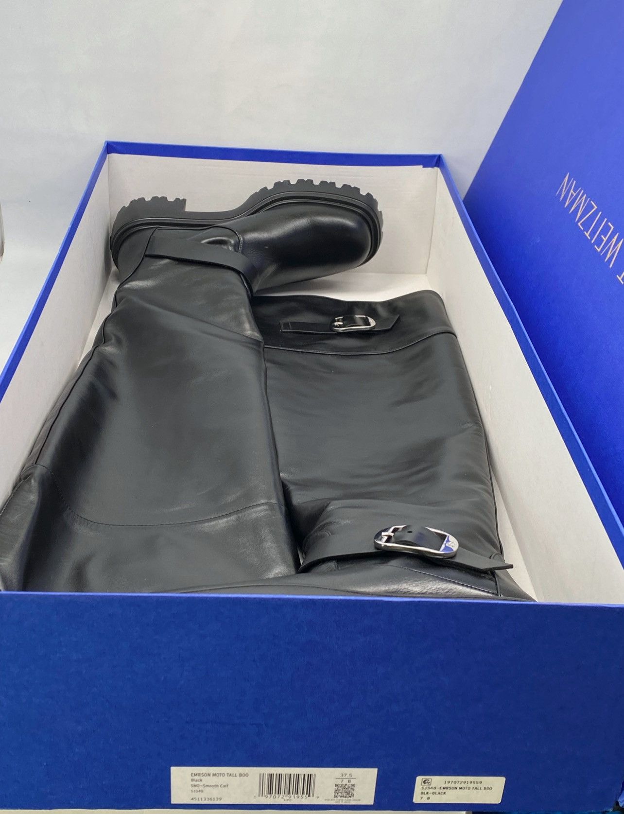 Stuart Weitzman Stuart Weitzman Buckle-Accented Leather Tall Boots size 7 Size US 7 / IT 37 - 13 Thumbnail